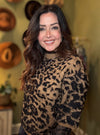 Charlie B Leopard Jacquard Sweater