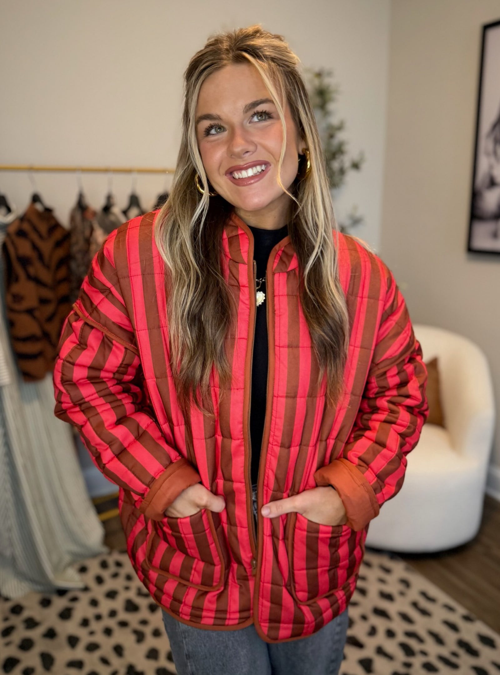 Hot Cocoa Couture Striped Jacket