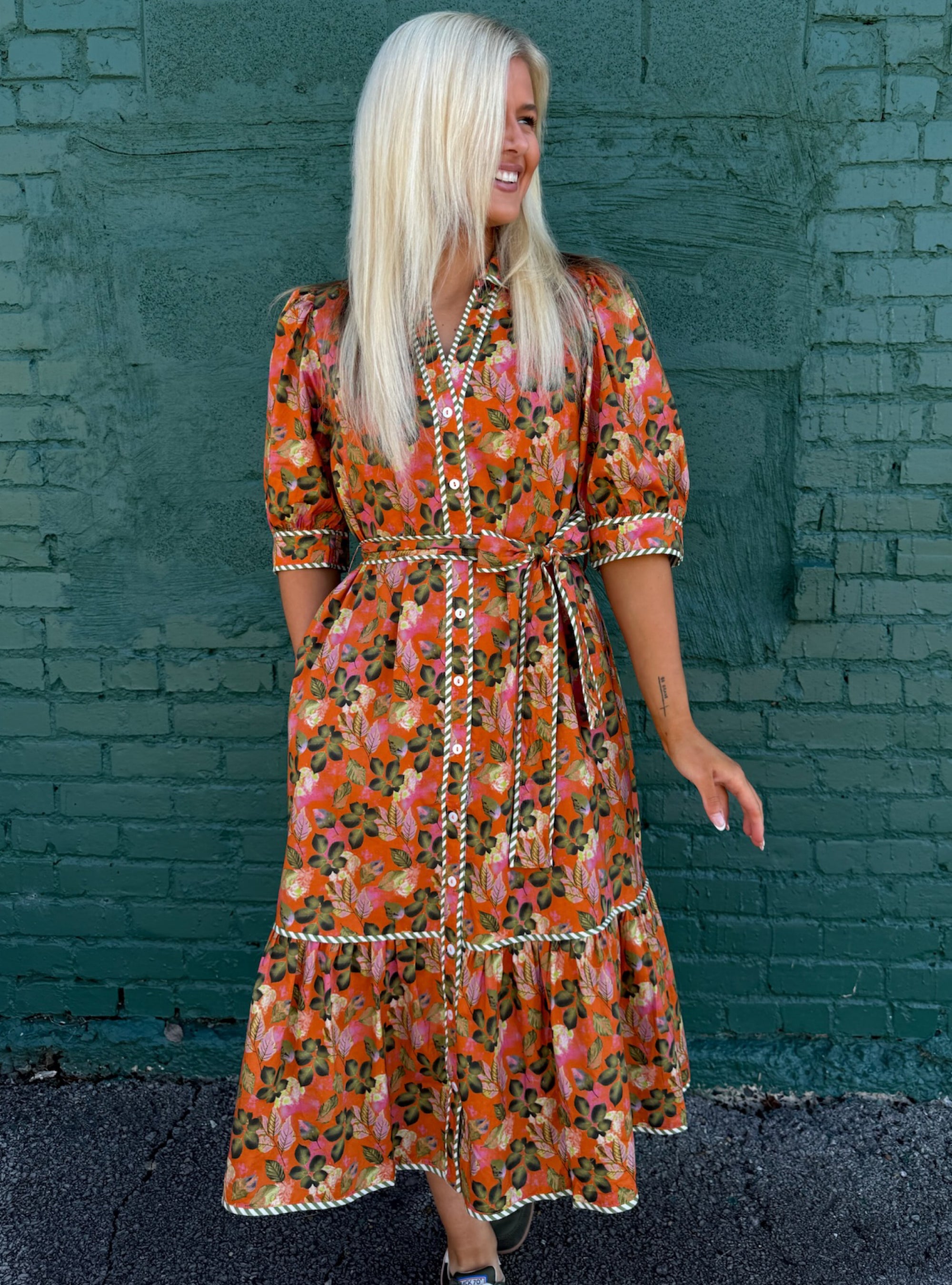 Falling For These Fall Hues Dress