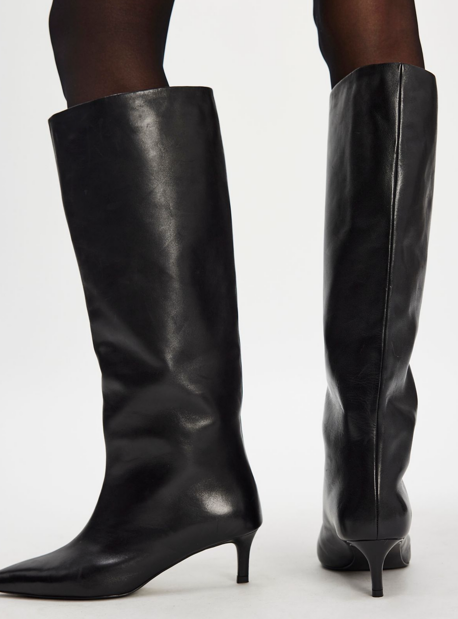 Free People KiKi Kitten Heel Tall Boot