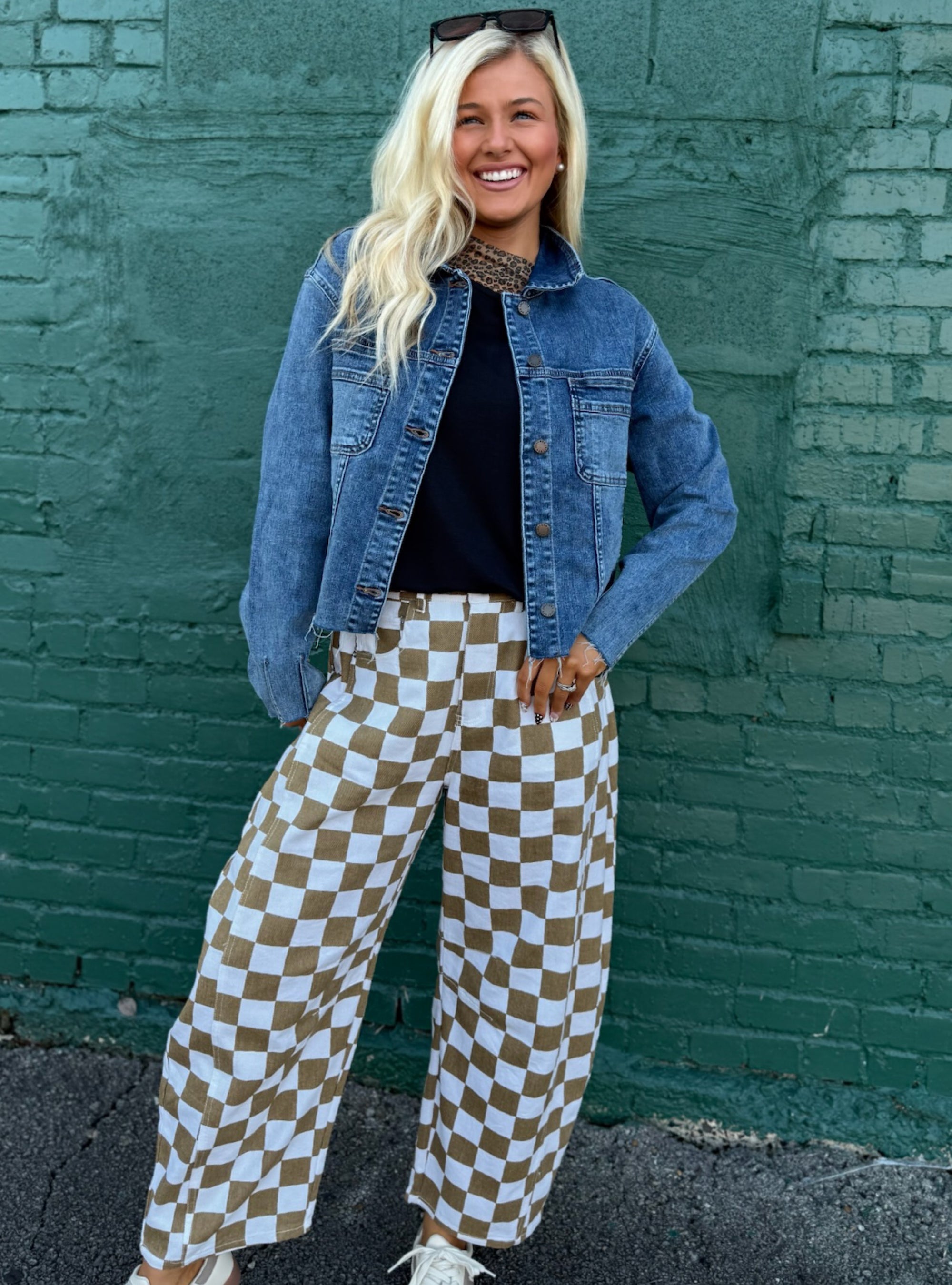 Just Black Frayed Hem Denim Jacket