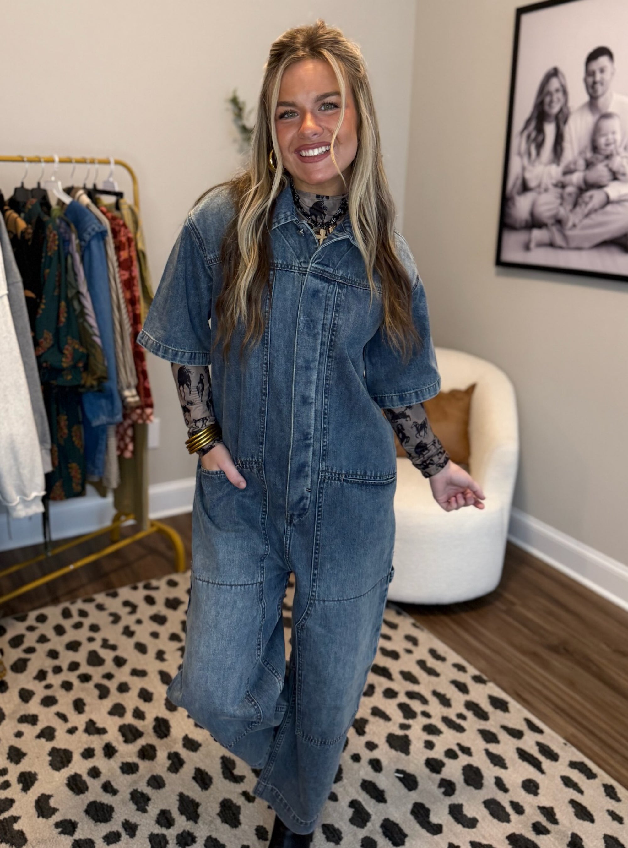 Jean-ius Level Denim Jumpsuit