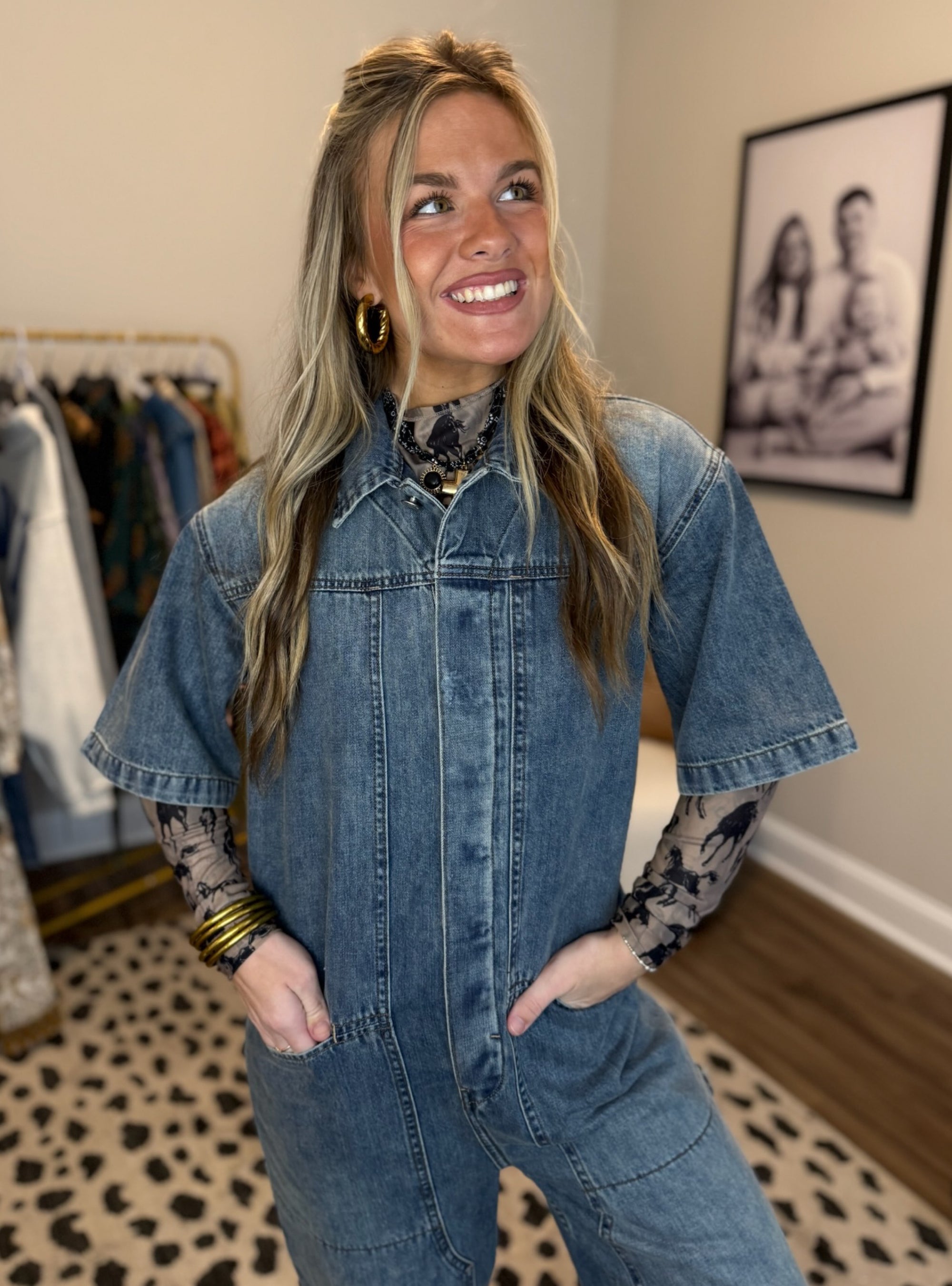 Jean-ius Level Denim Jumpsuit