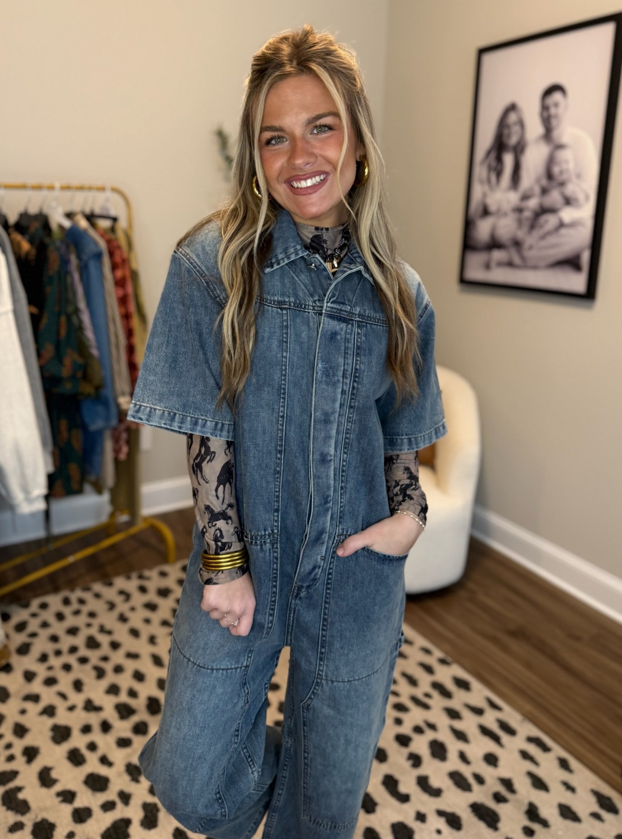 Jean-ius Level Denim Jumpsuit