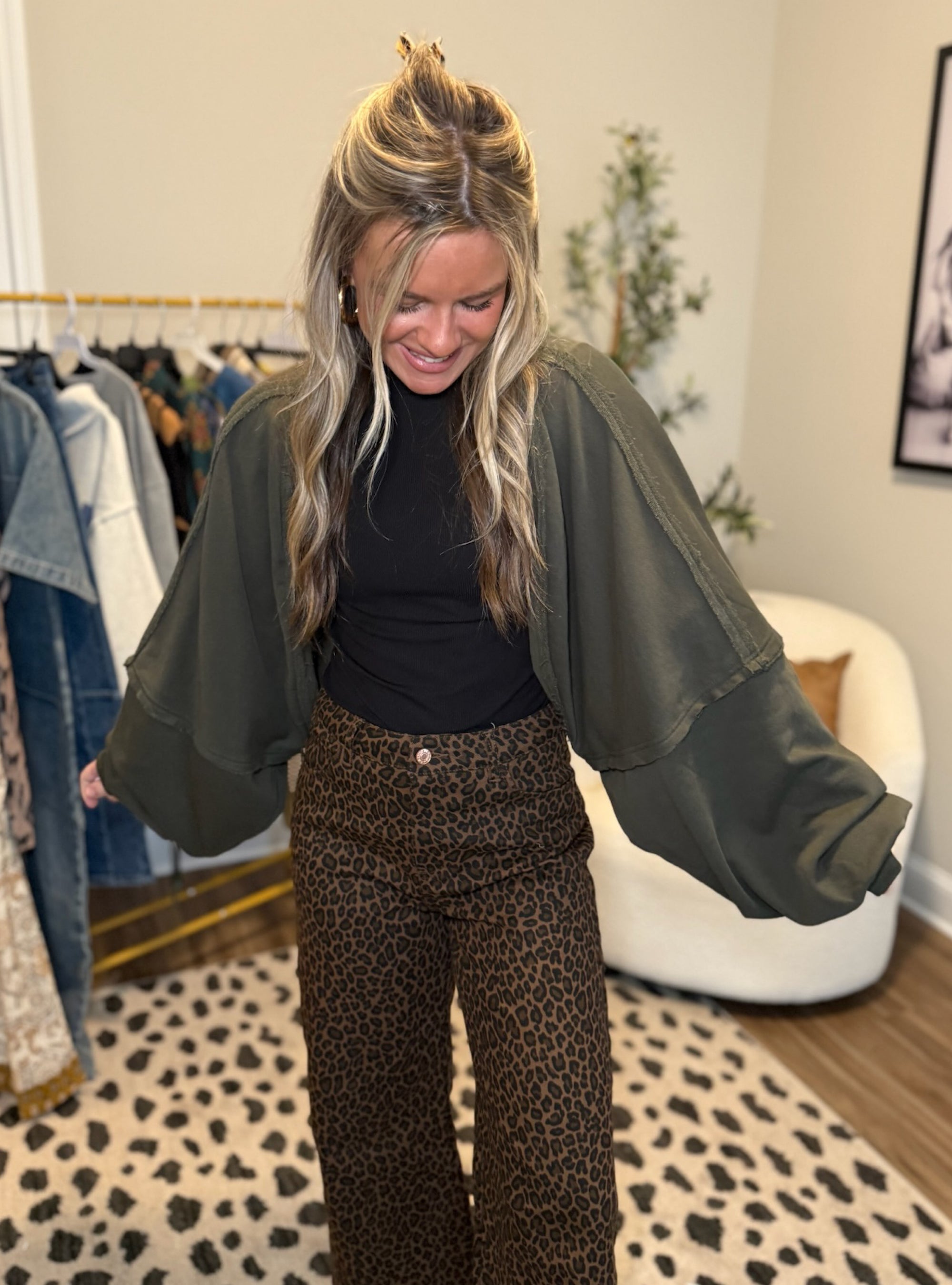 Olive A Good Cozy Moment Cardigan