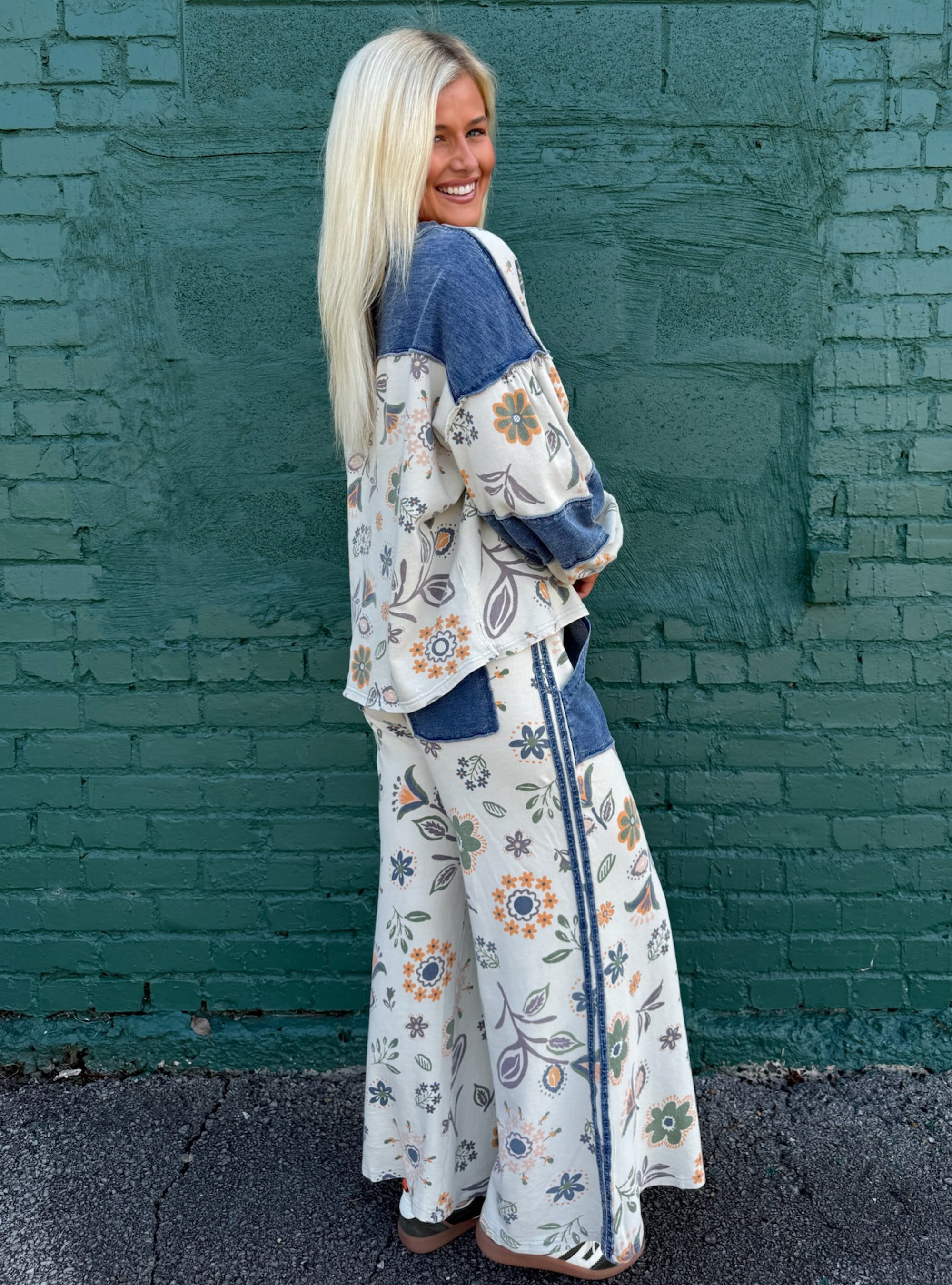 Boho Blooms &amp; Denim Dreams Matching Set