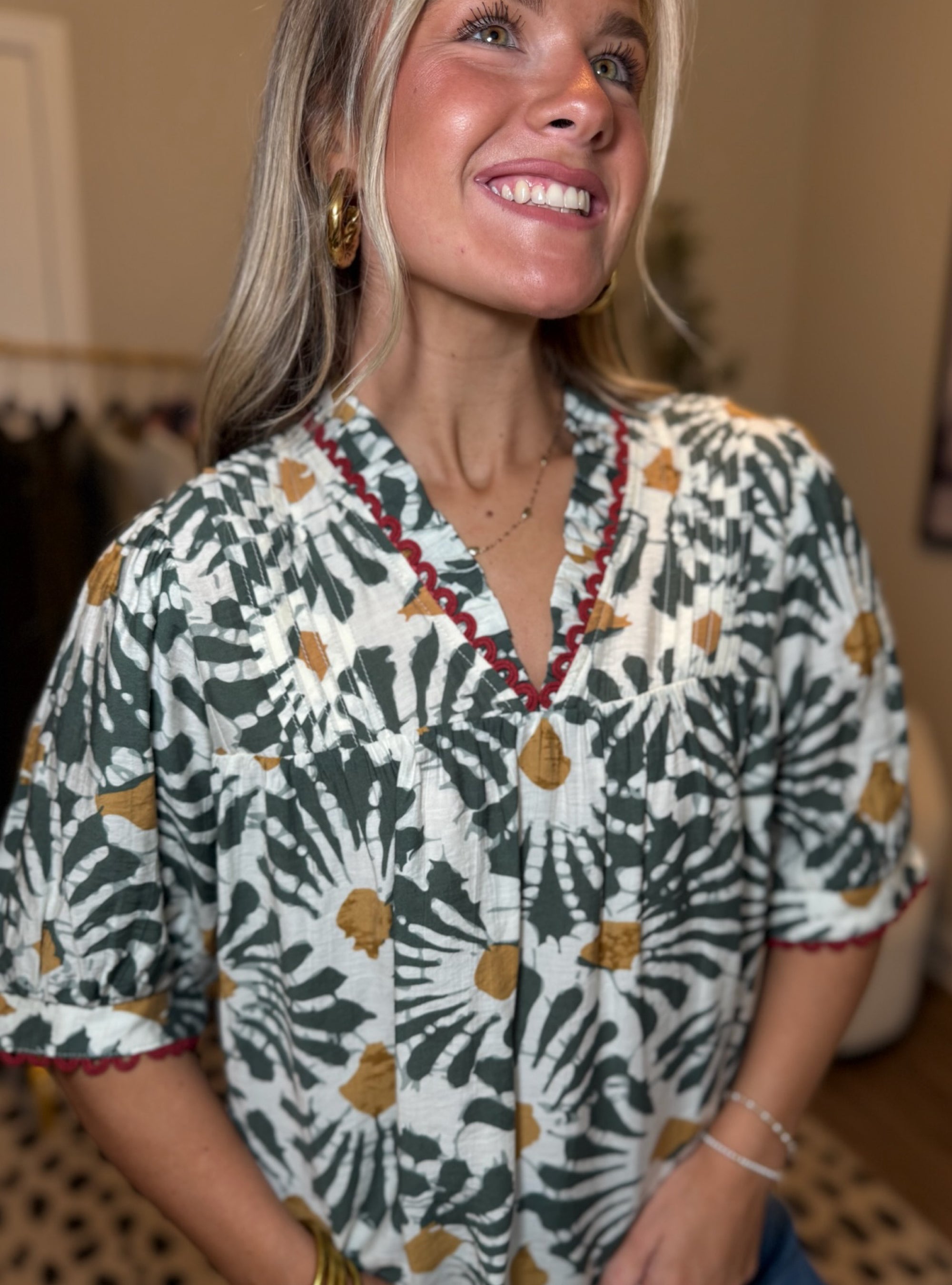 Styled By Nature Floral Top