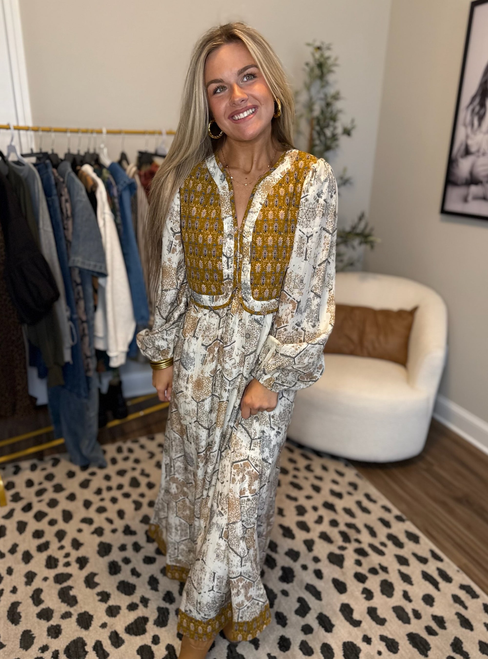 All The Vest Intentions Midi Dress