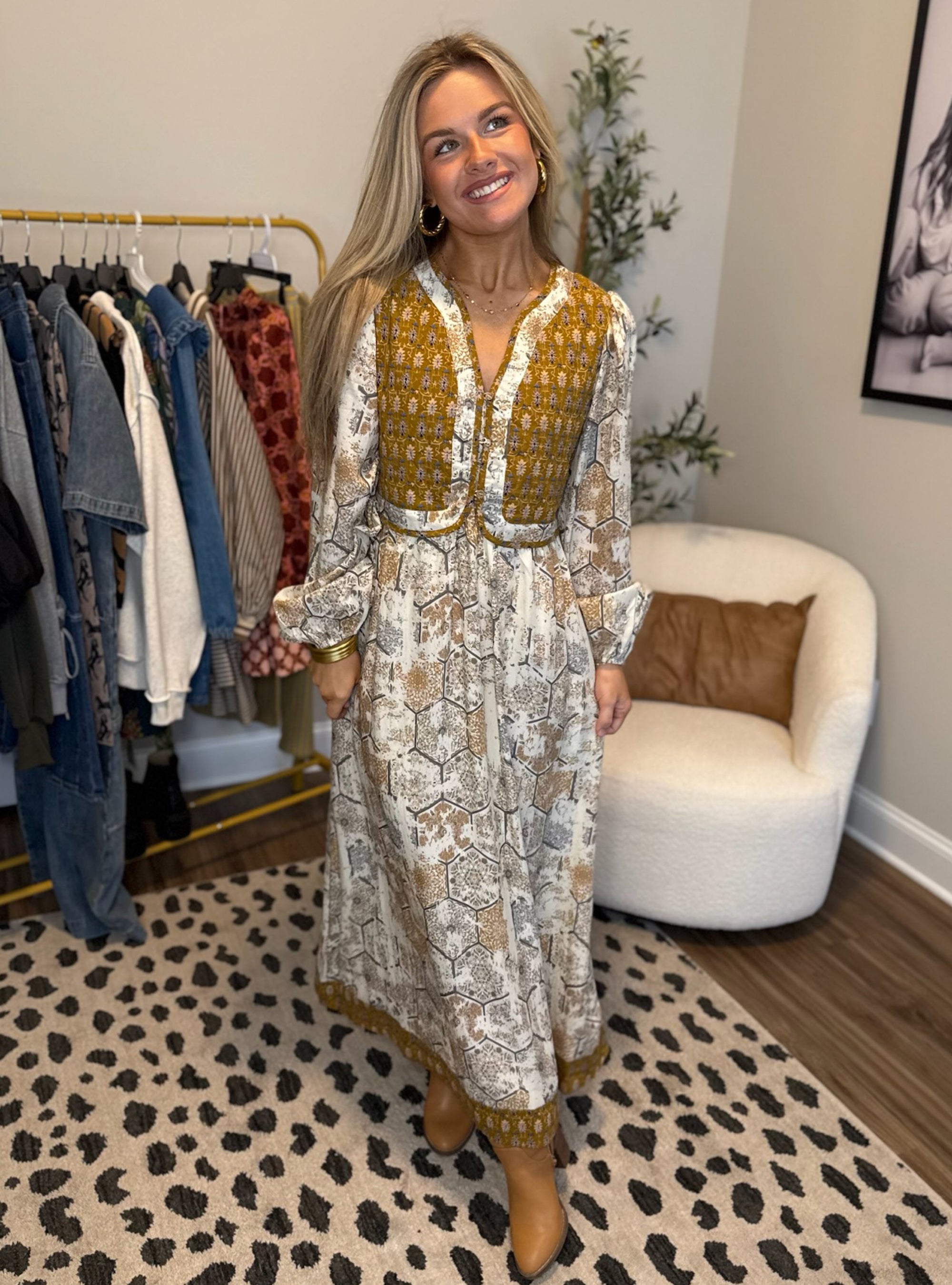 All The Vest Intentions Midi Dress