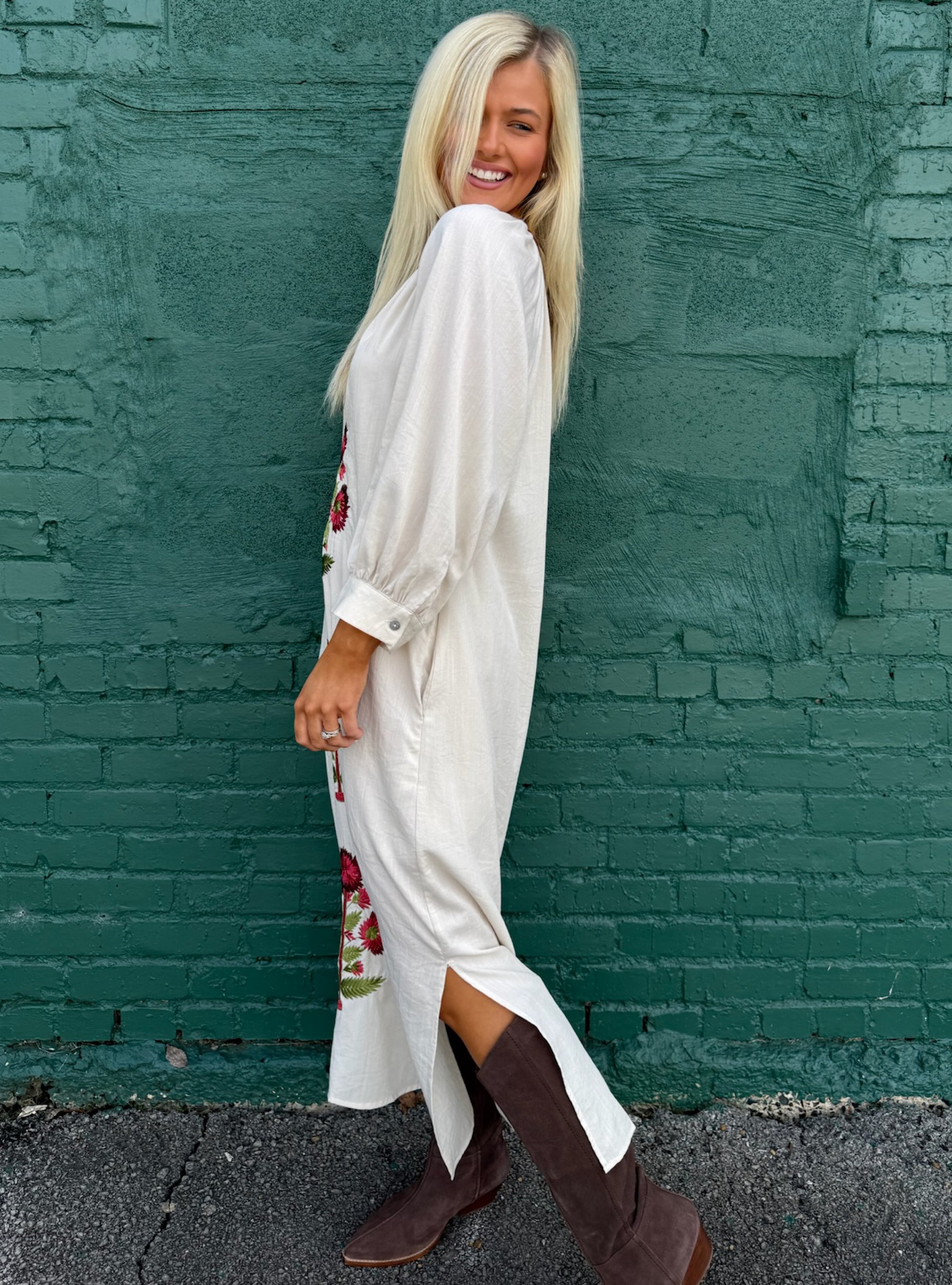 Boho Blooms In Full Effect Maxi Dress