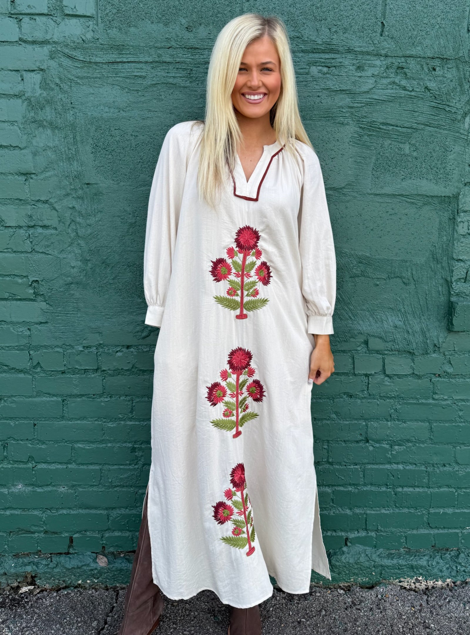 Boho Blooms In Full Effect Maxi Dress
