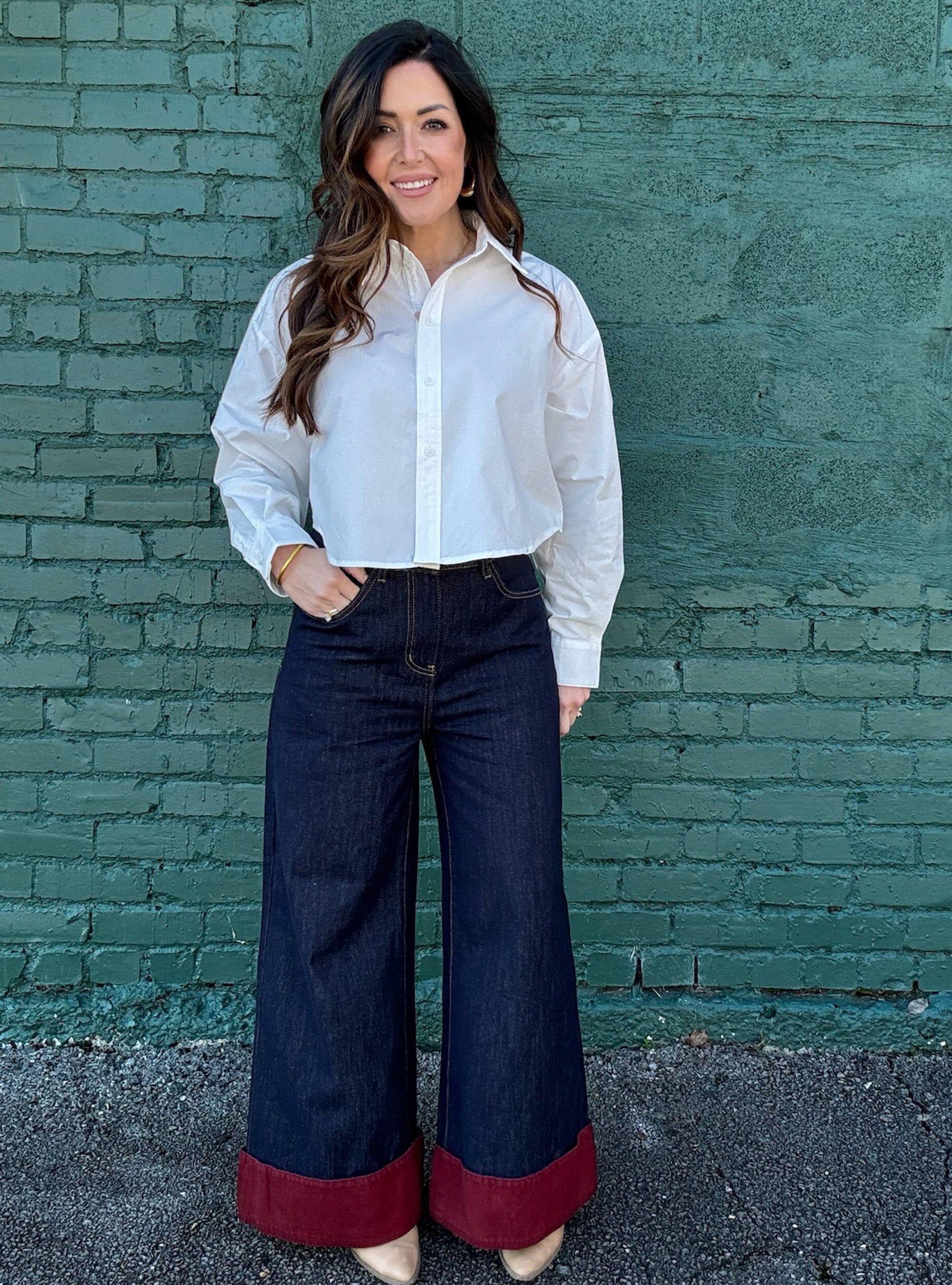 Buttoned-Up But Never Boring White Shirt