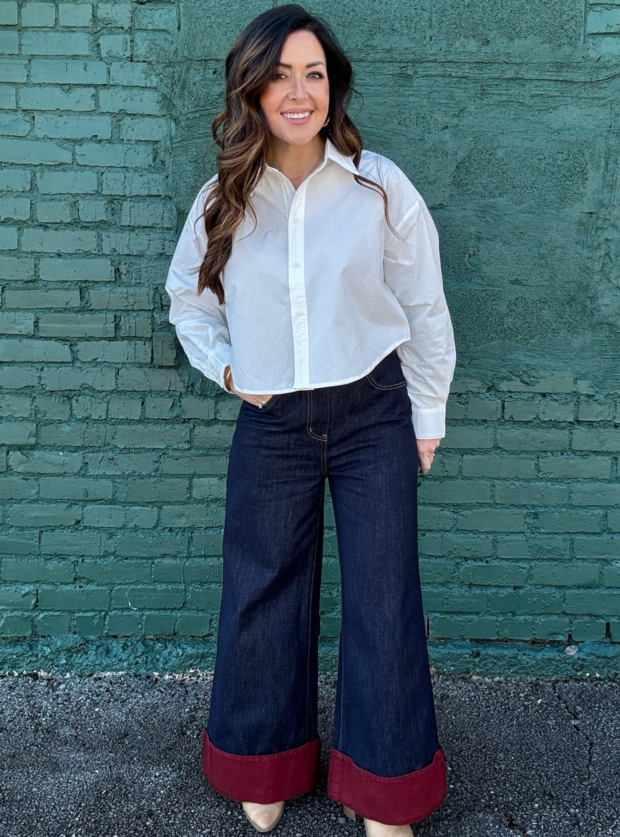 Buttoned-Up But Never Boring White Shirt