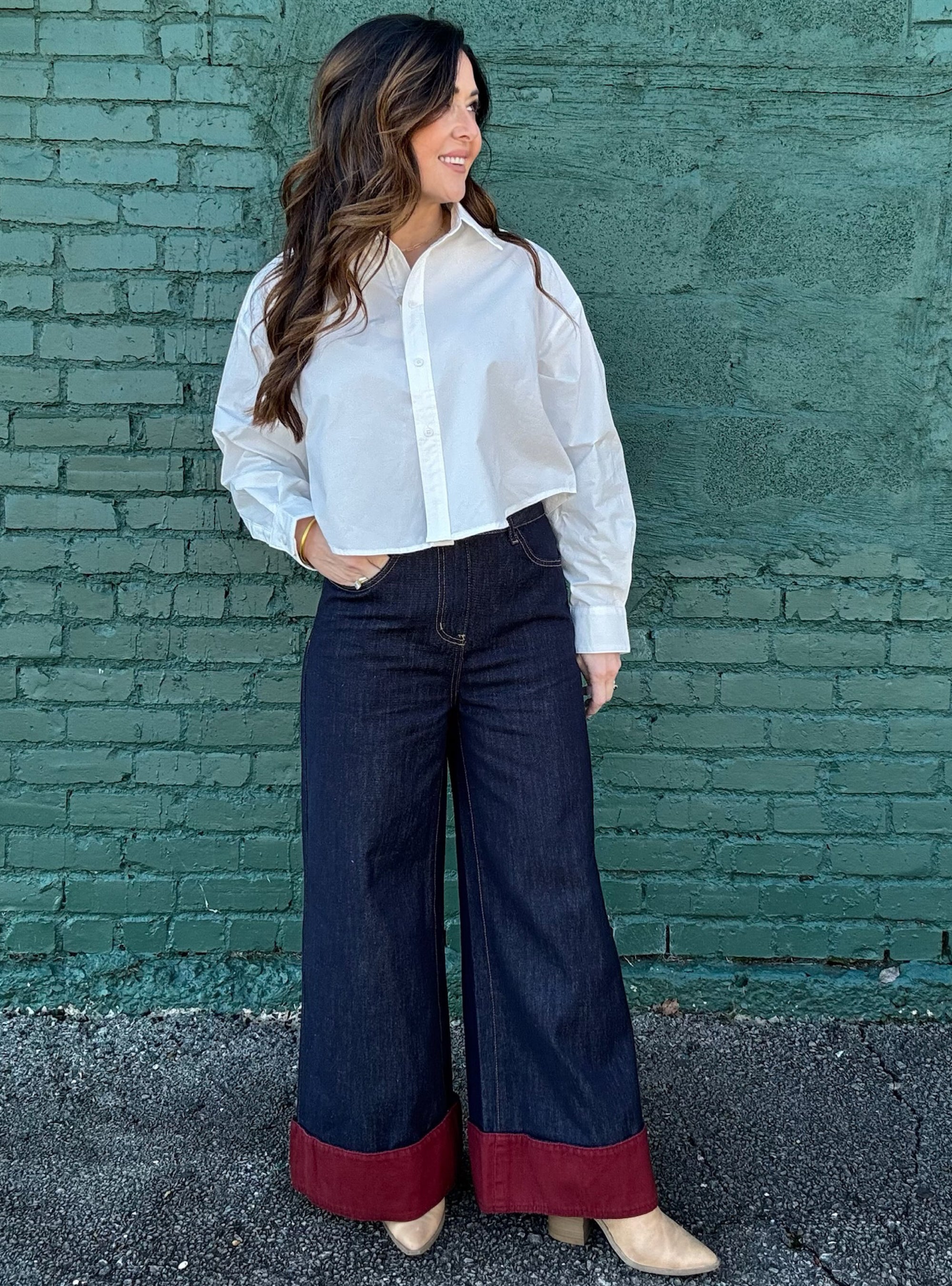Buttoned-Up But Never Boring White Shirt