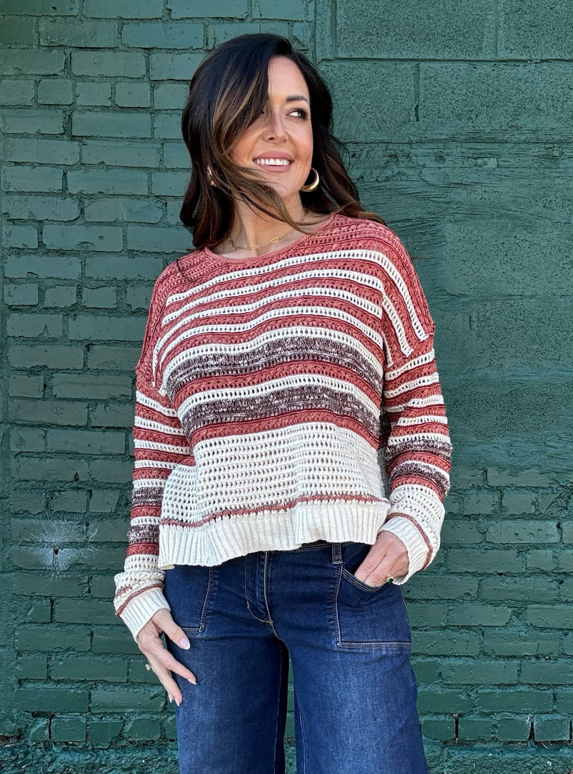 Knit Pick of Perfection Stripe Sweater