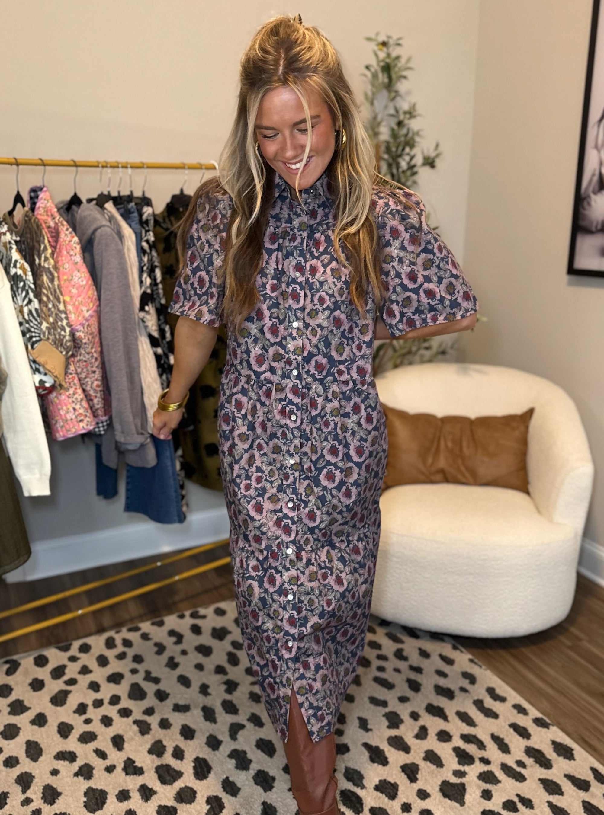 Timeless Florals, Modern Vibe Dress