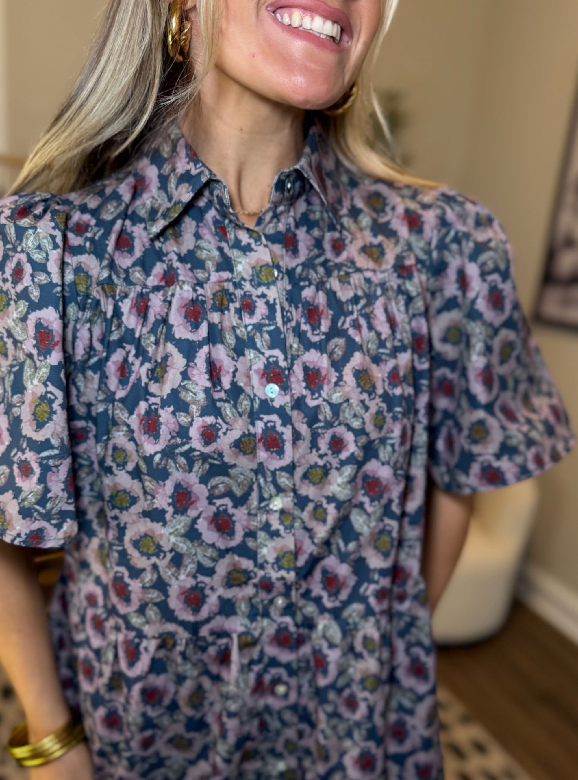 Timeless Florals, Modern Vibe Dress