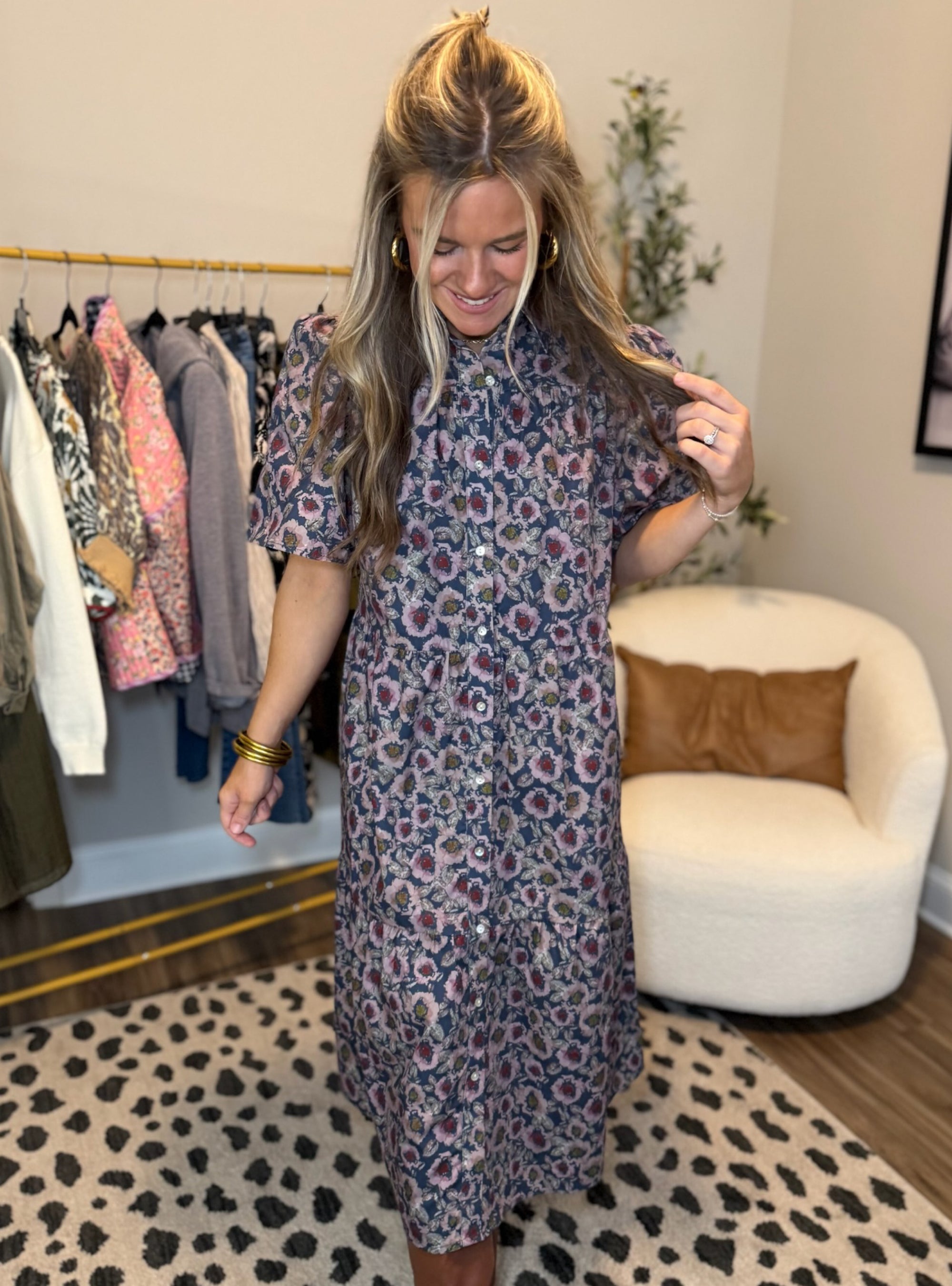 Timeless Florals, Modern Vibe Dress