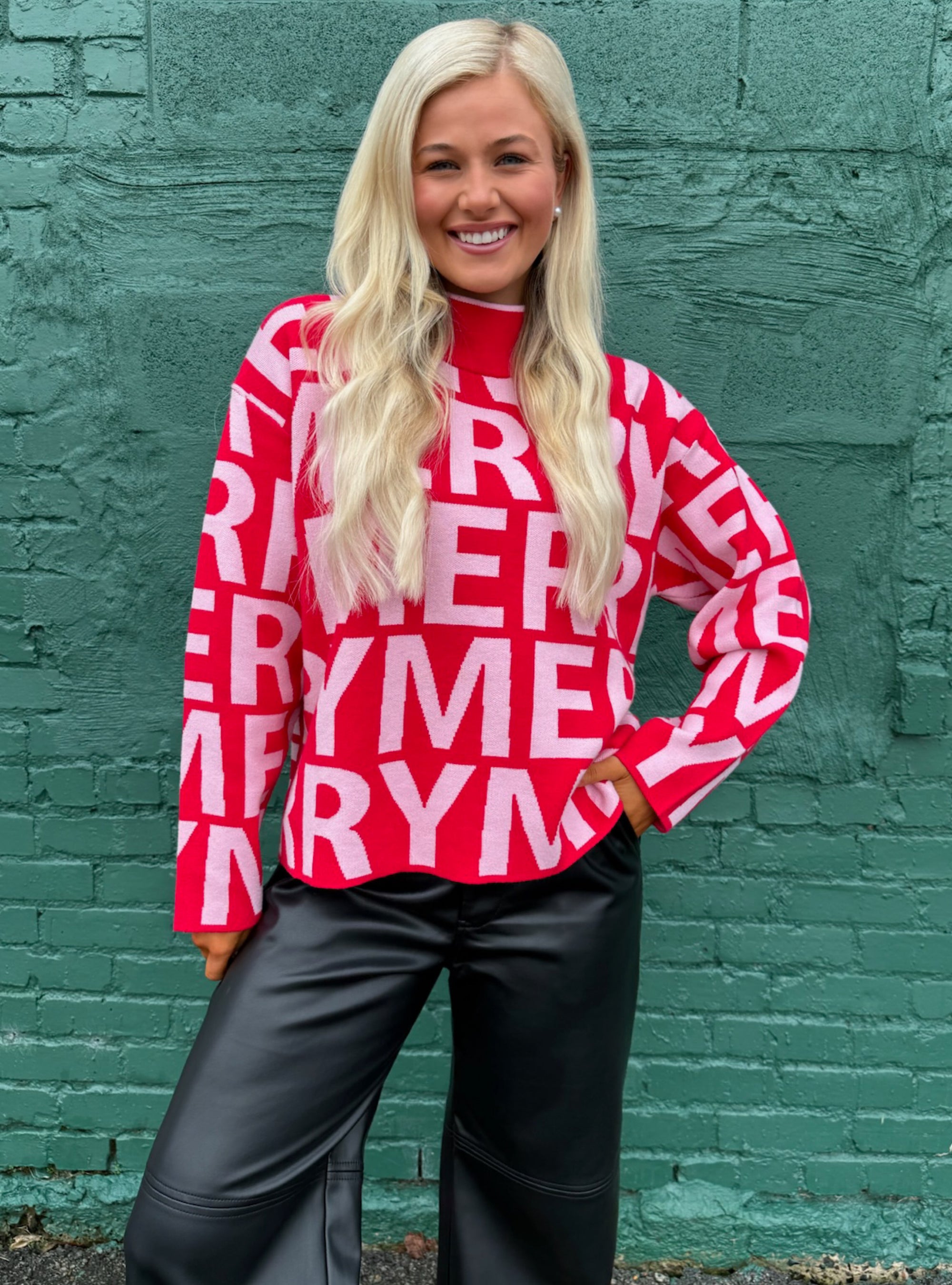 Ivy Jane Merry Red Sweater