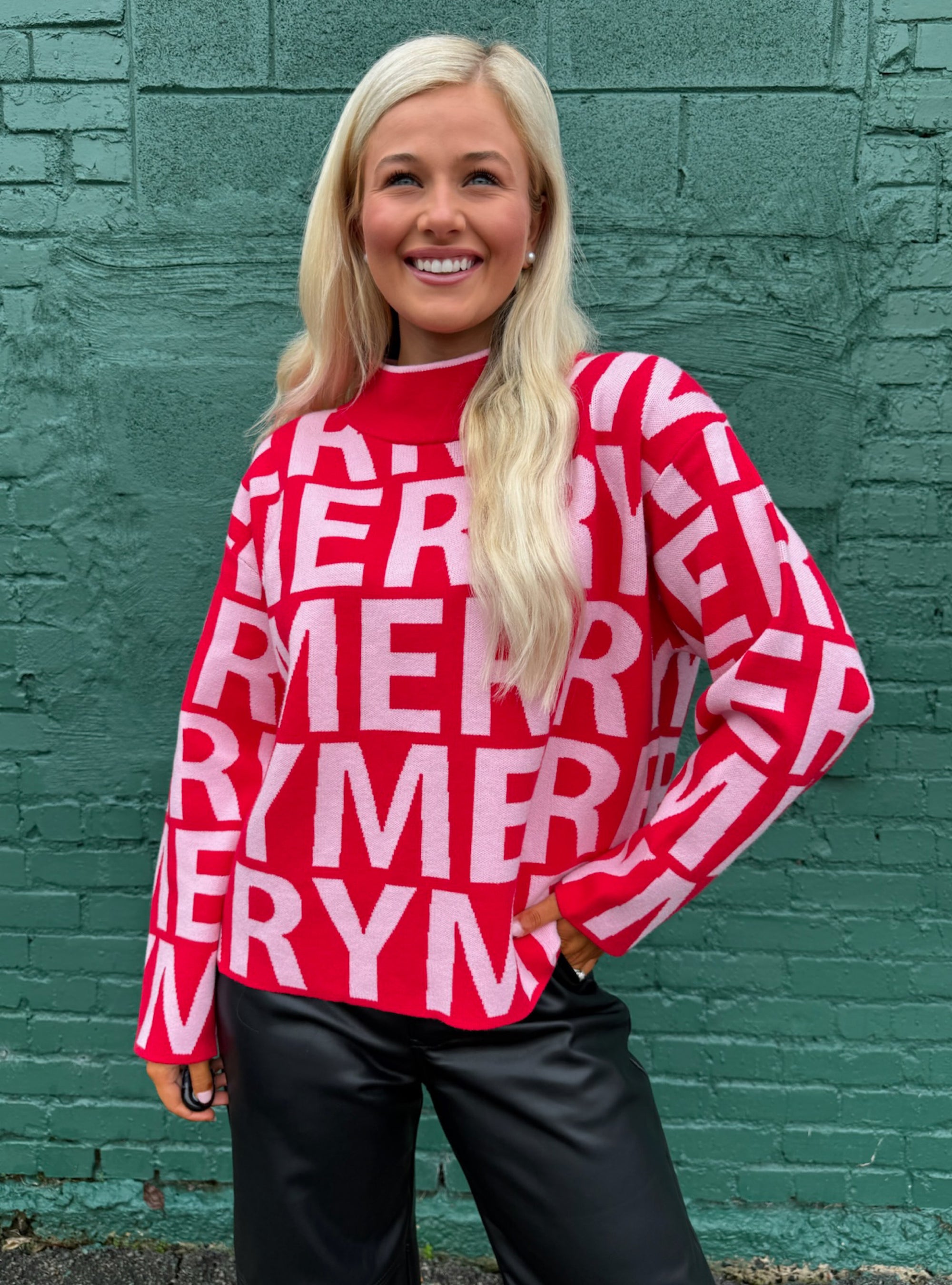 Ivy Jane Merry Red Sweater
