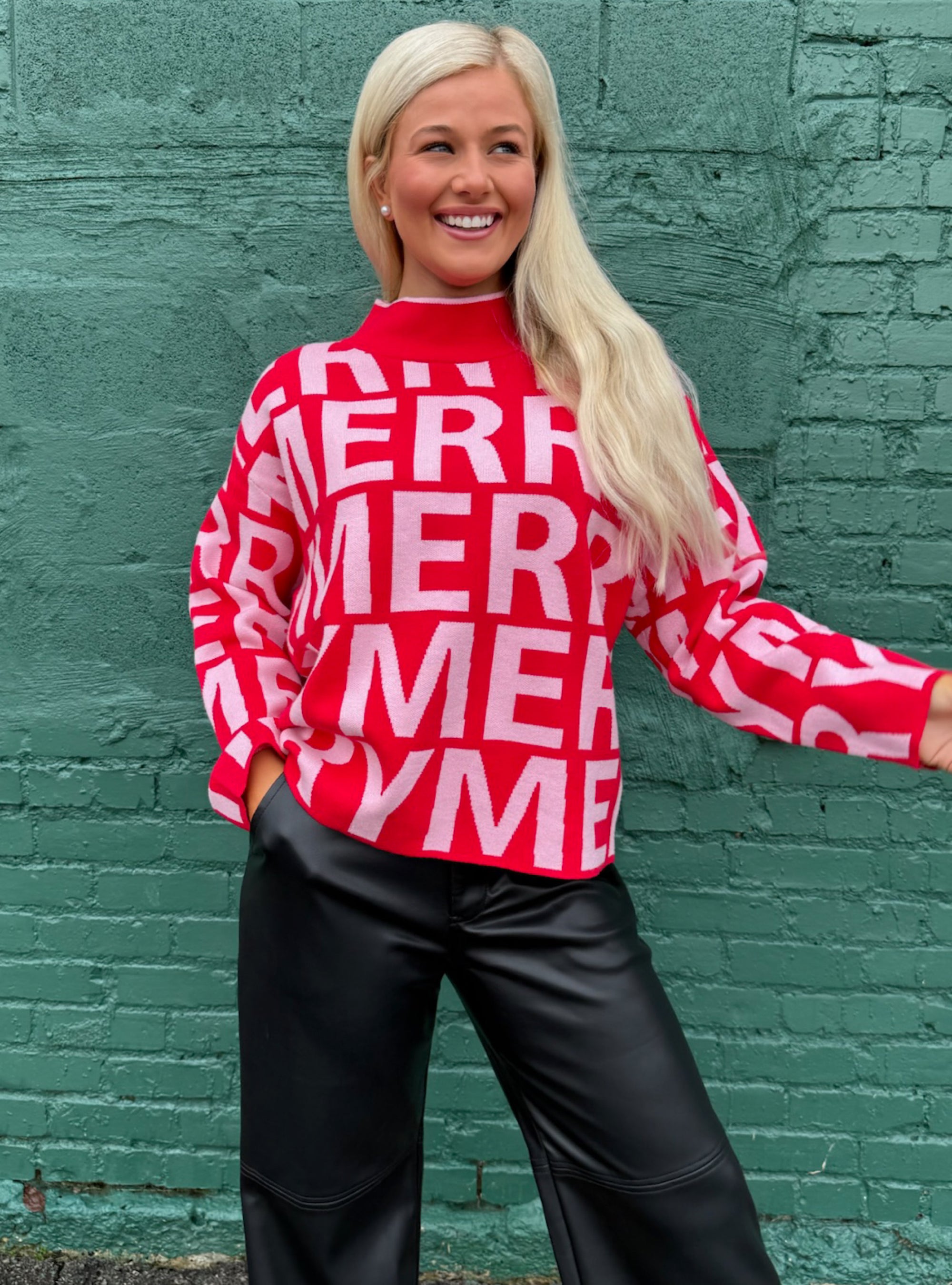 Ivy Jane Merry Red Sweater