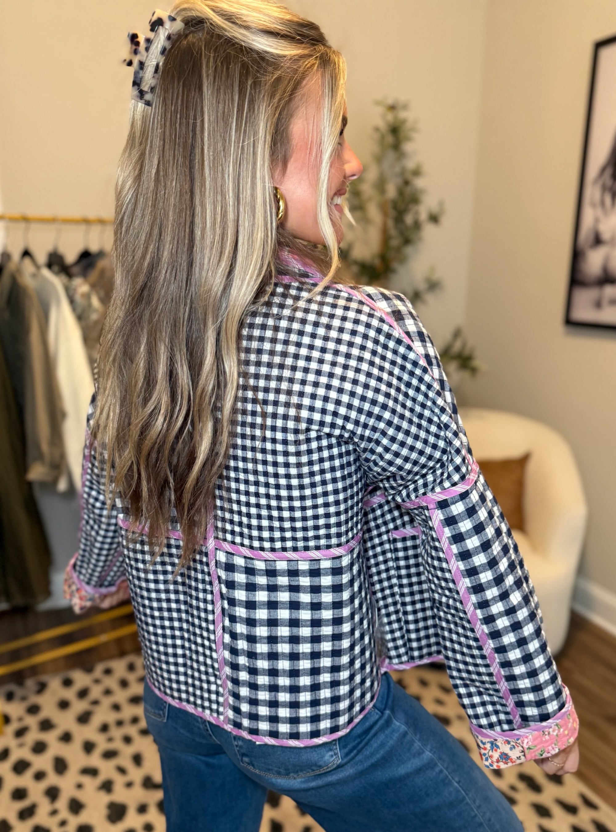 Two Sides of Fall Reversible Quilted Jacket