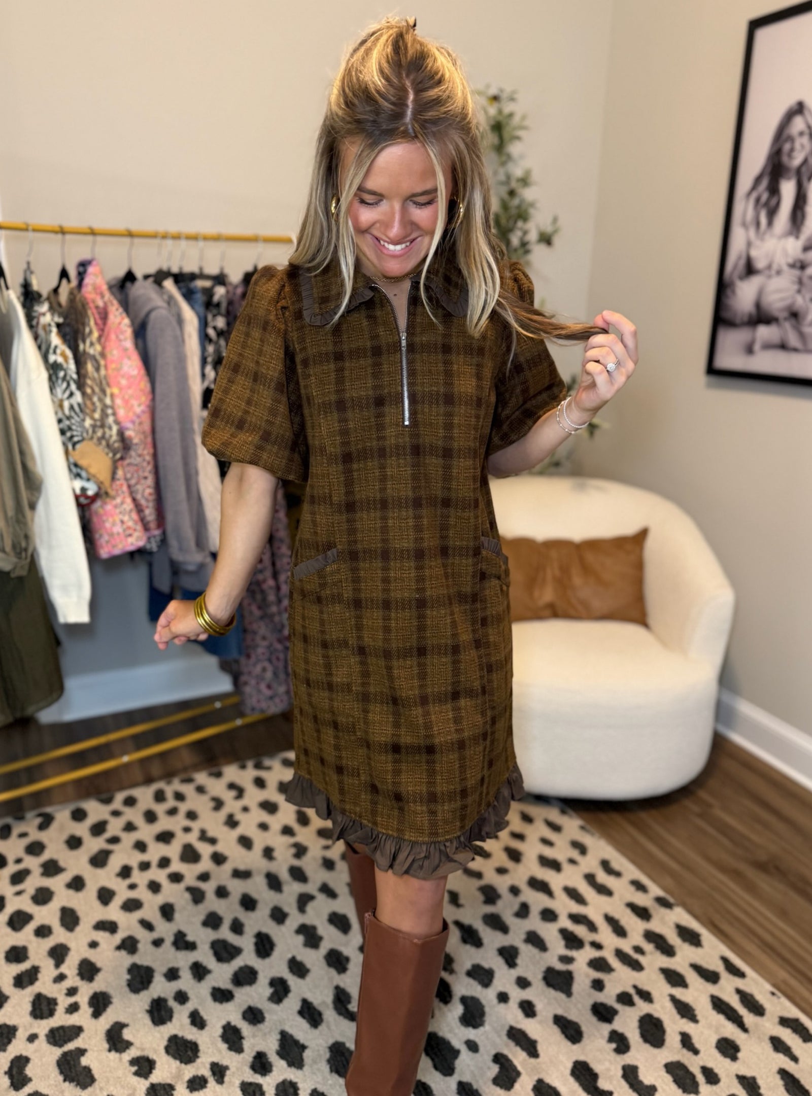 Plaid Perfection Dress