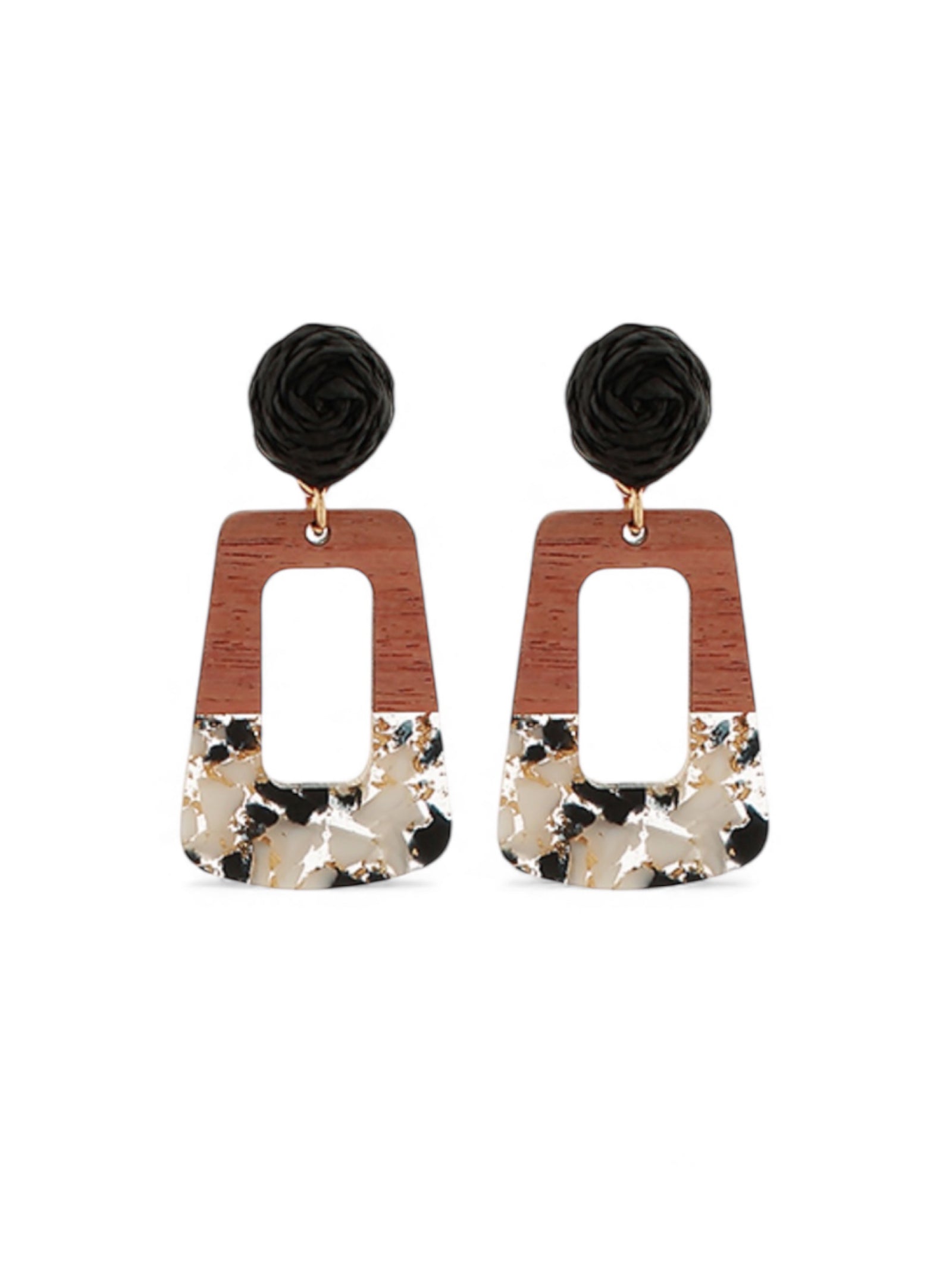 Natural + Luxe Wooden Earrings
