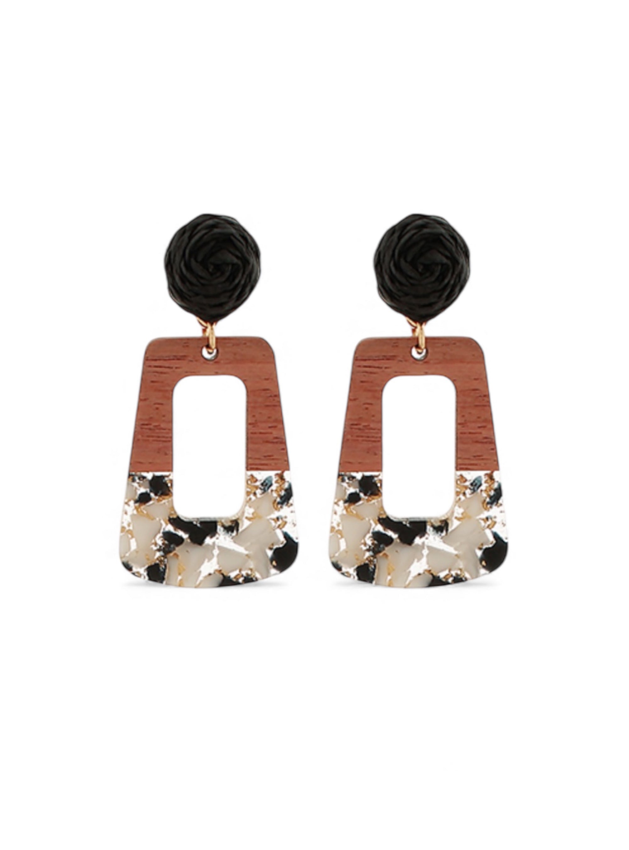 Natural + Luxe Wooden Earrings