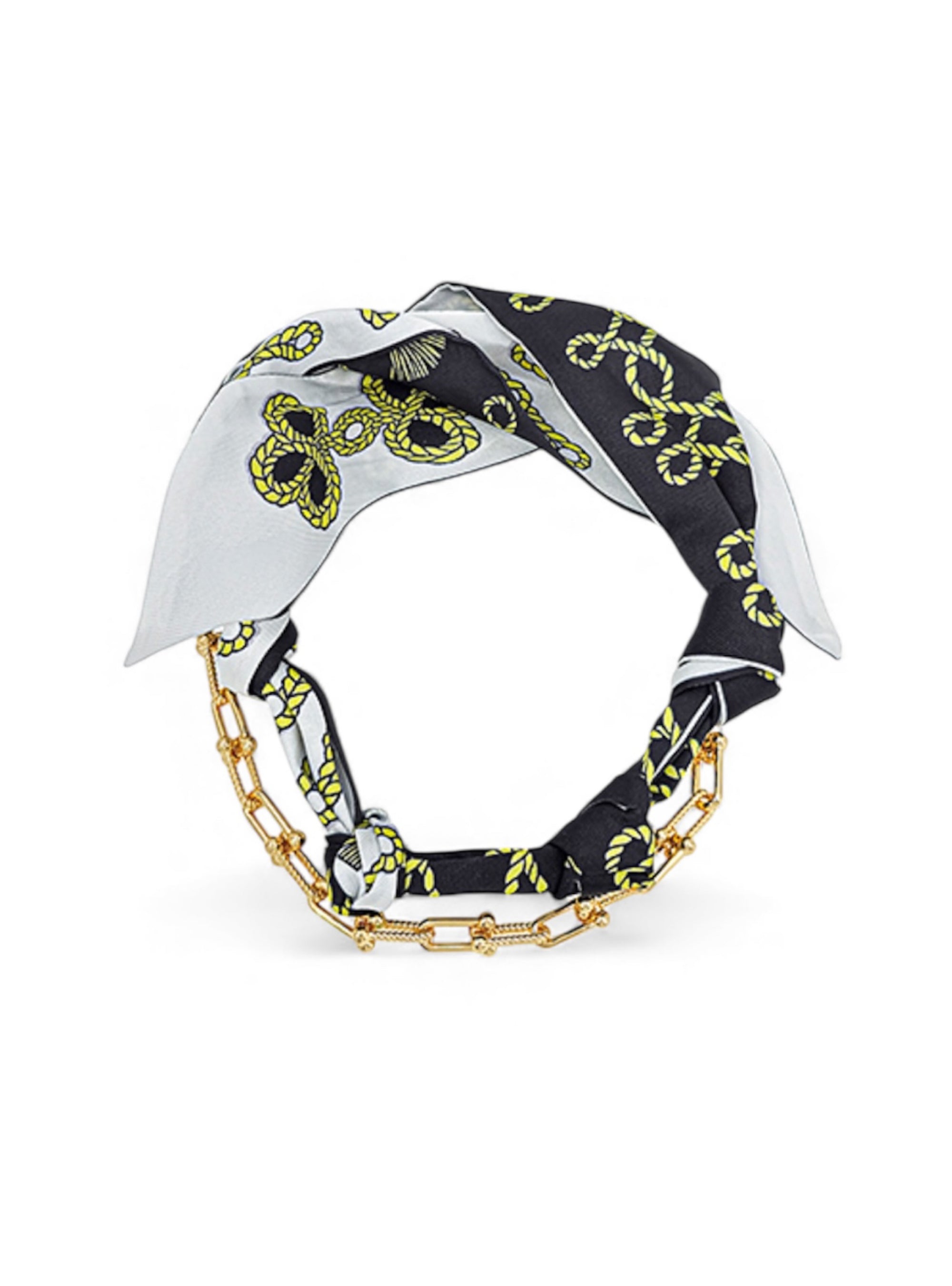 A Scarf & Chain Combo Moment Necklace