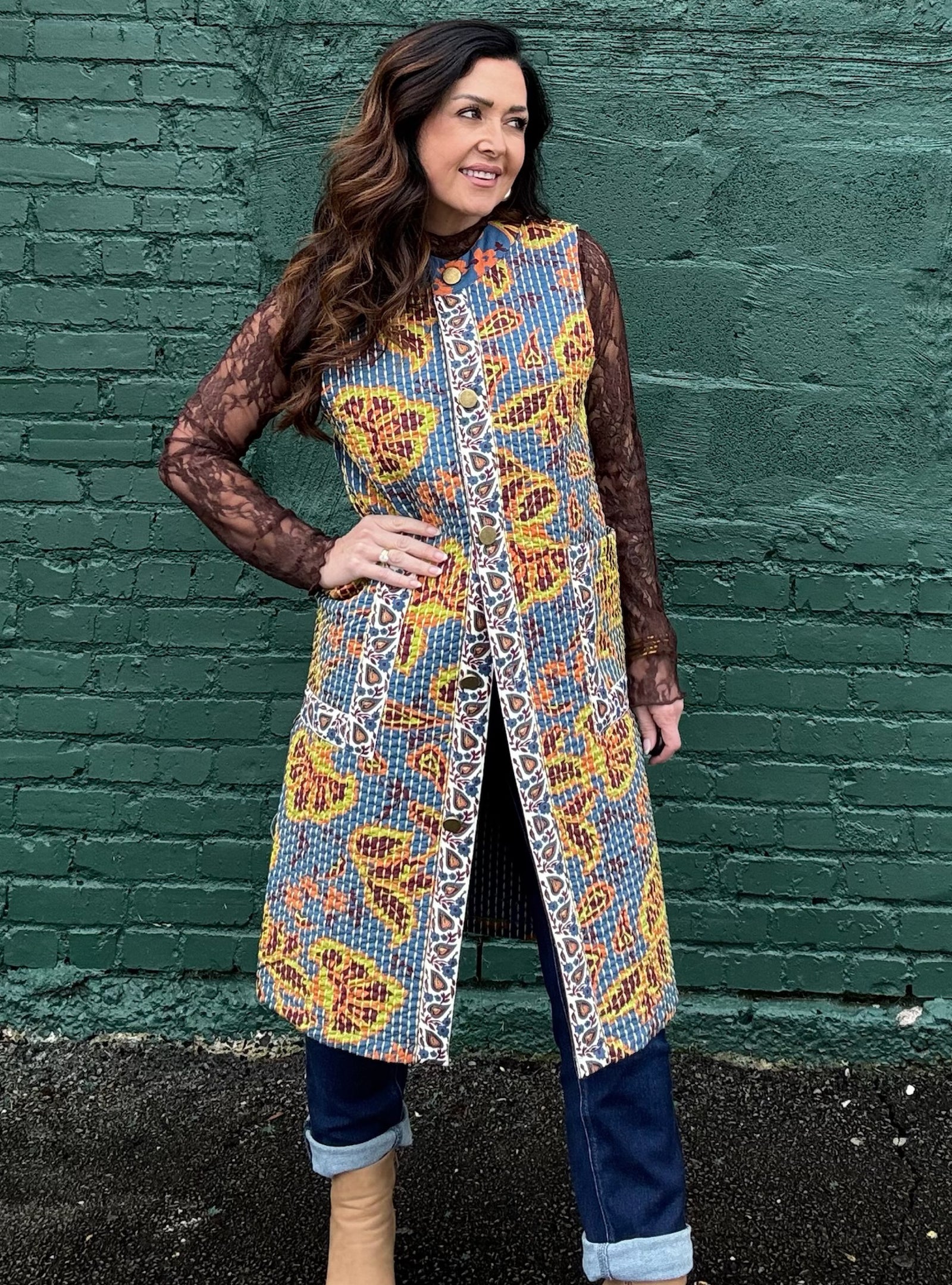 A Patchwork of Personality Vest