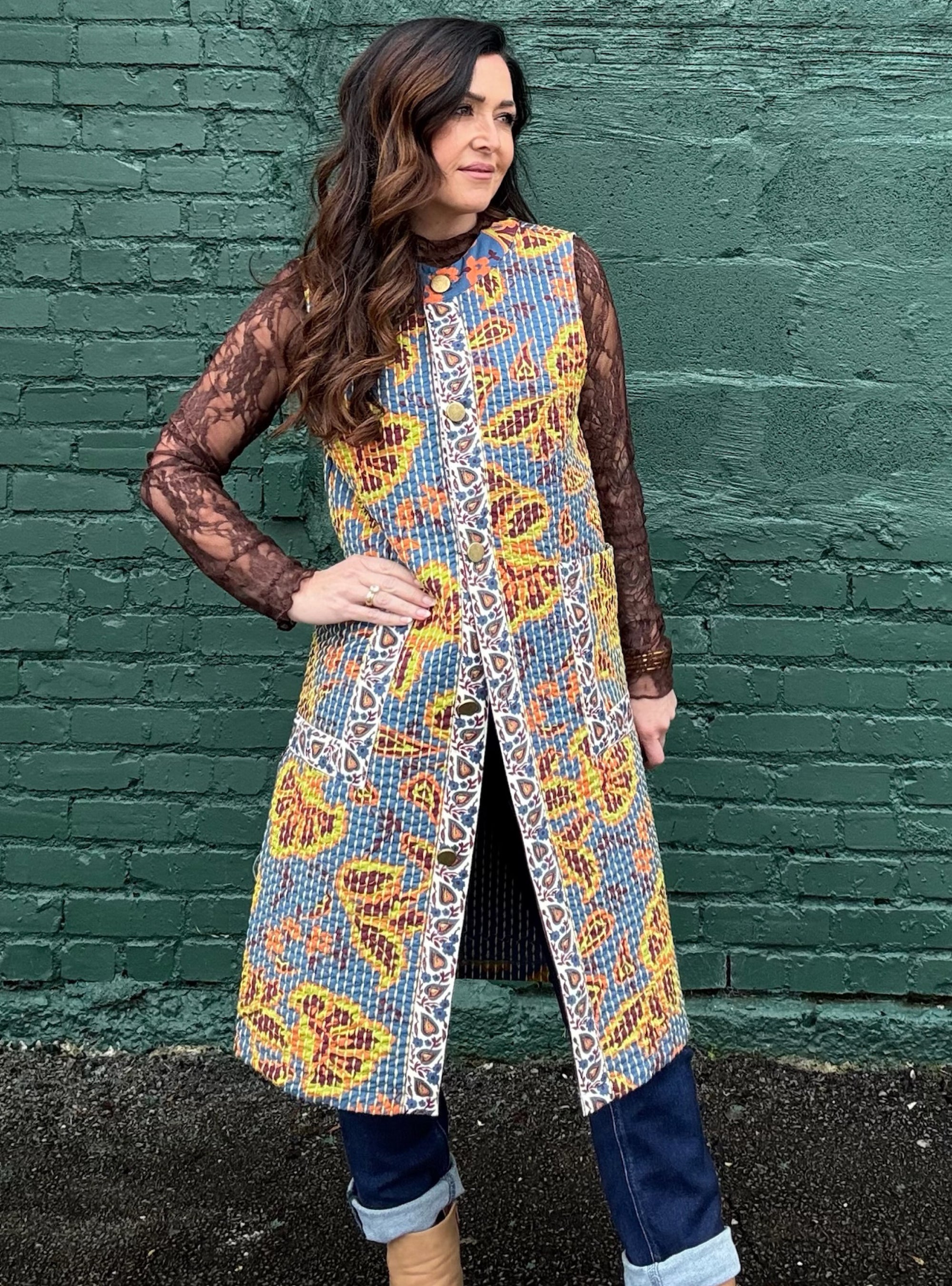 A Patchwork of Personality Vest