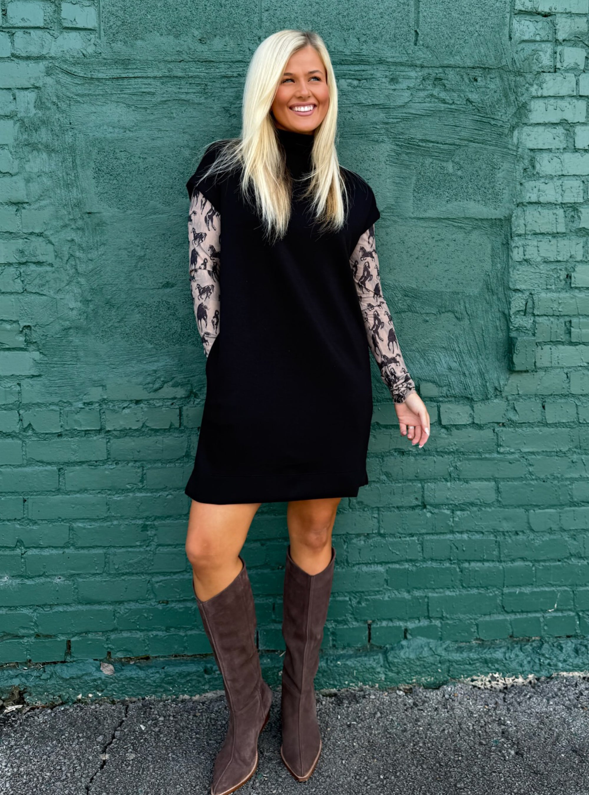 When In Doubt Wear Black Dress