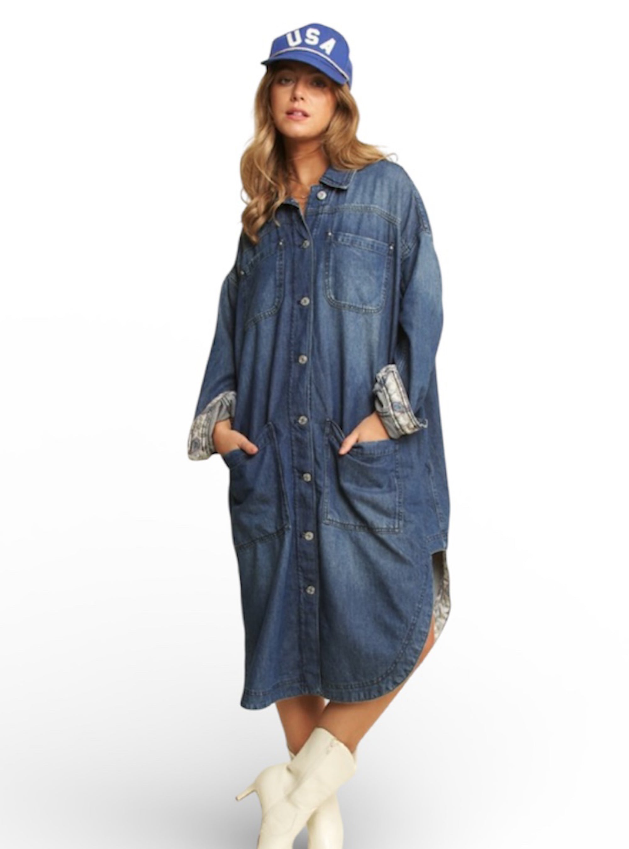 Denim But Make It Dreamy Oversized Jacket
