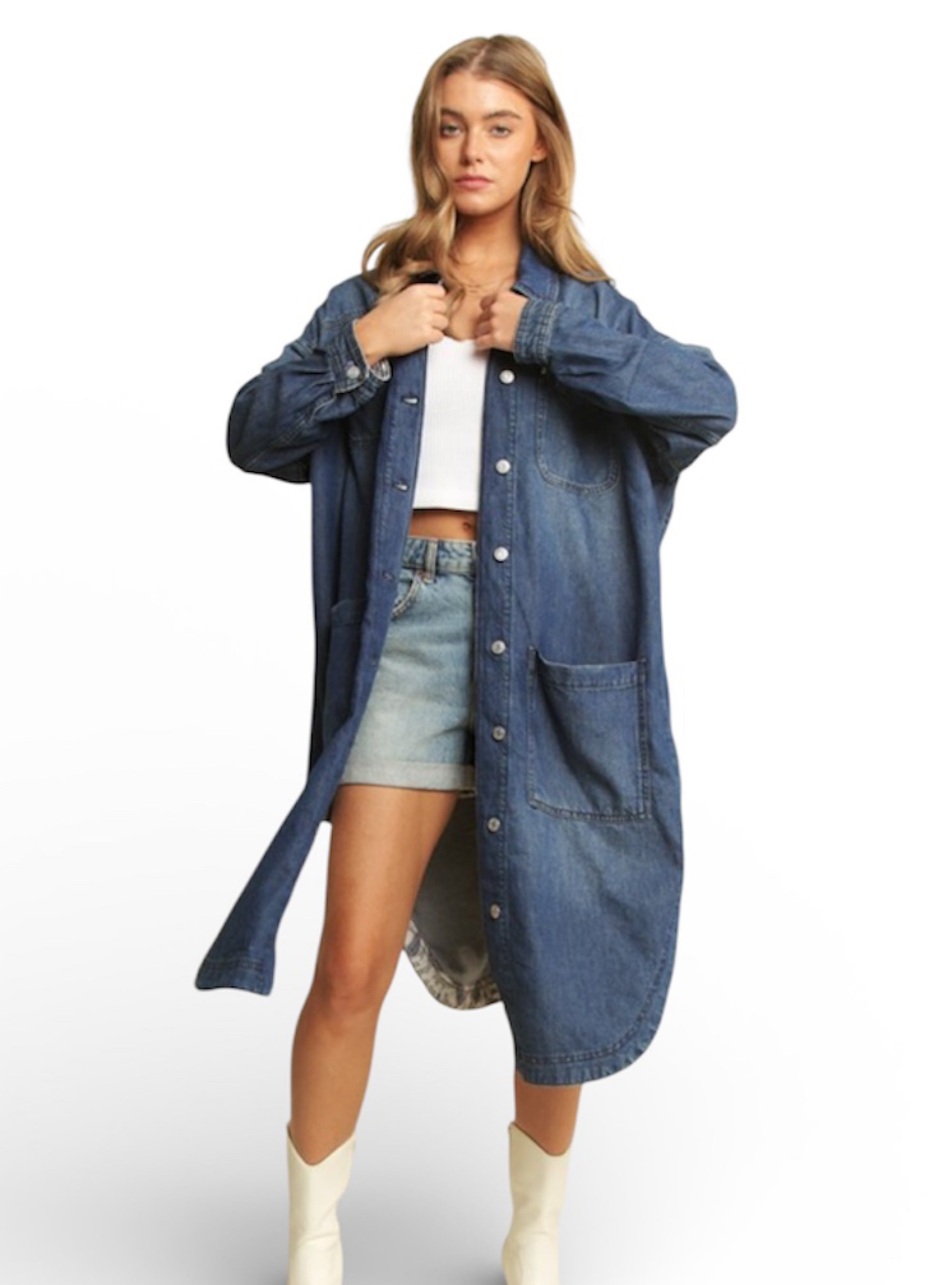 Denim But Make It Dreamy Oversized Jacket
