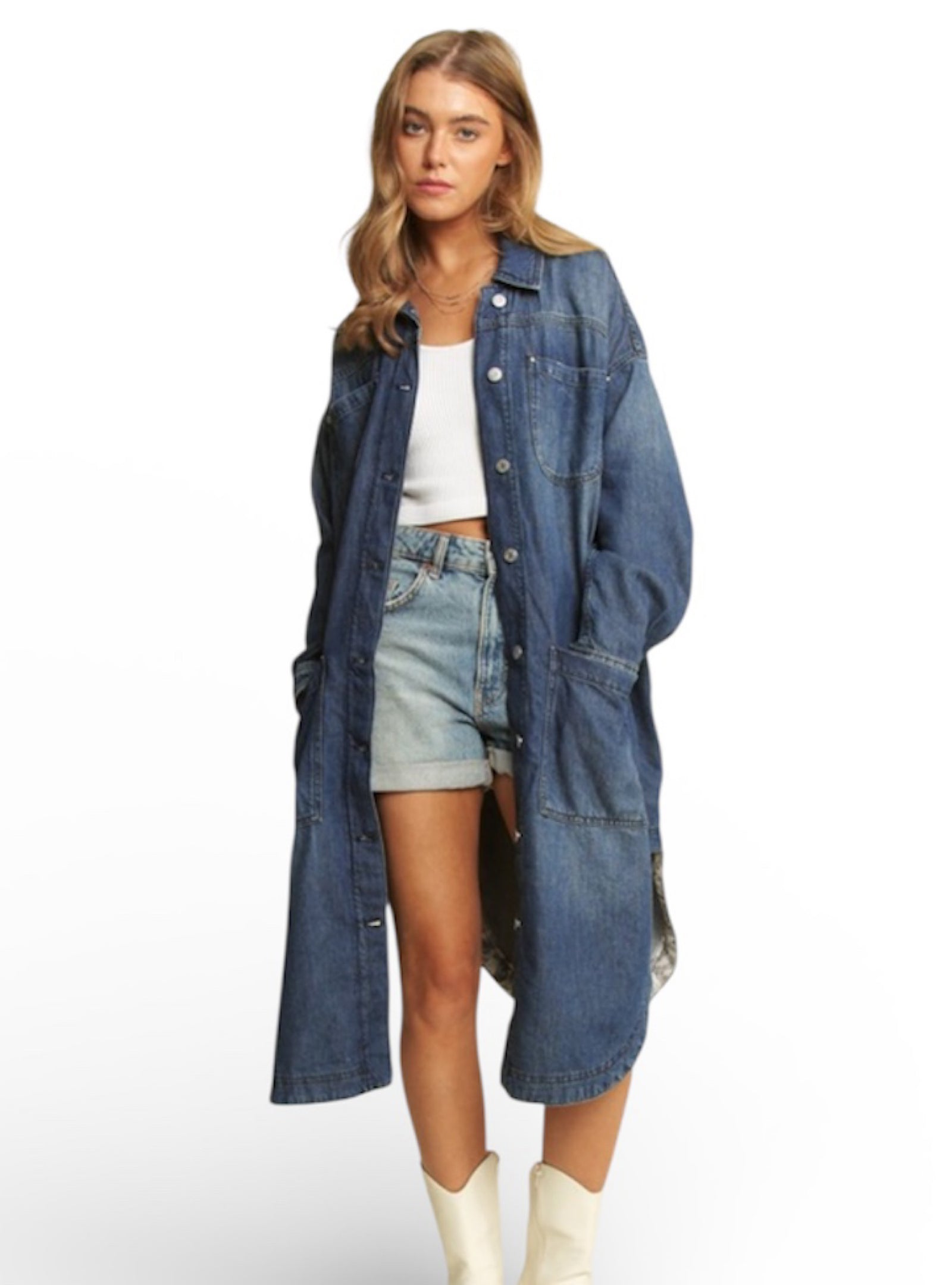 Denim But Make It Dreamy Oversized Jacket
