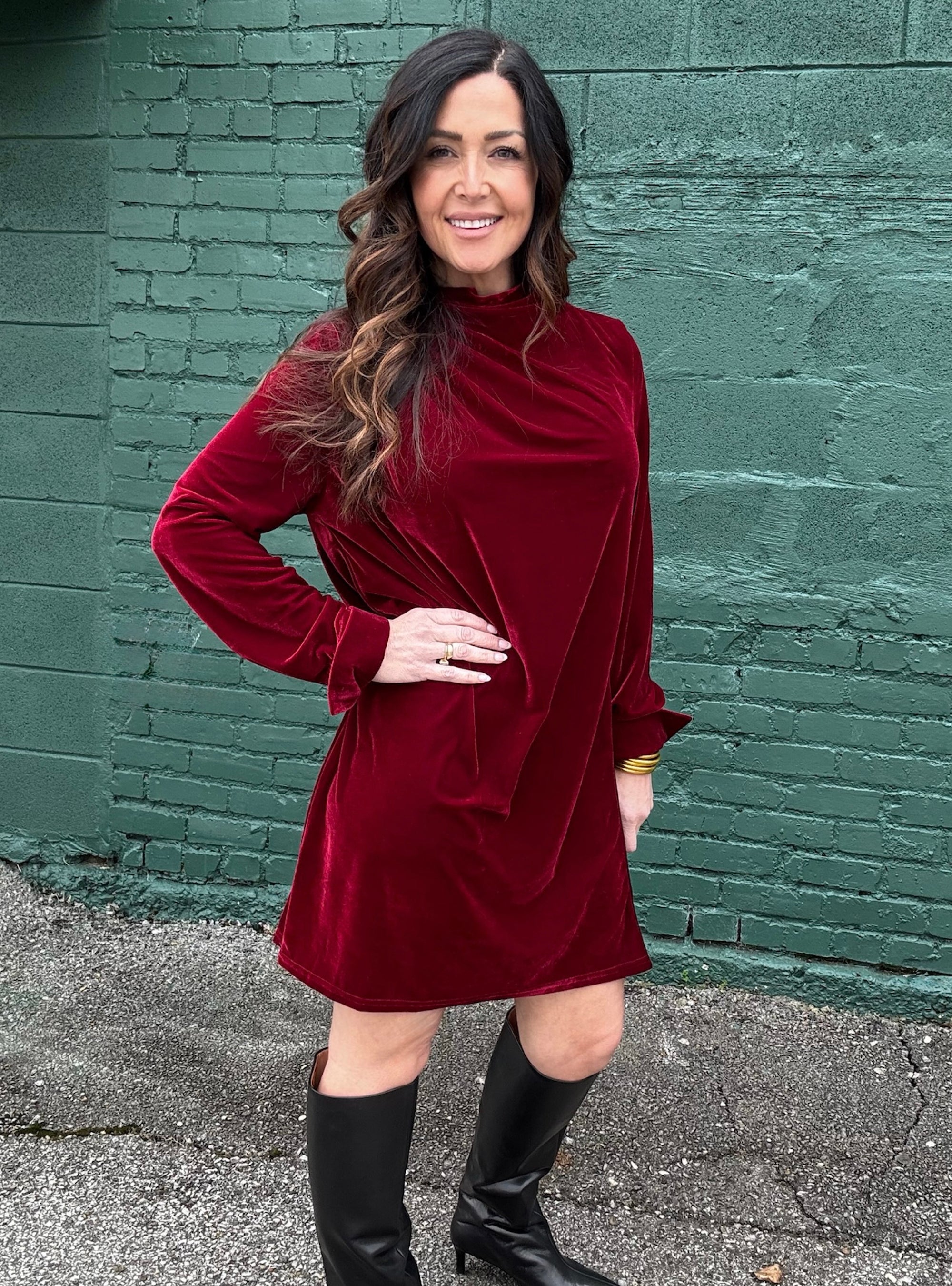 Velvet Vibes Only Dress