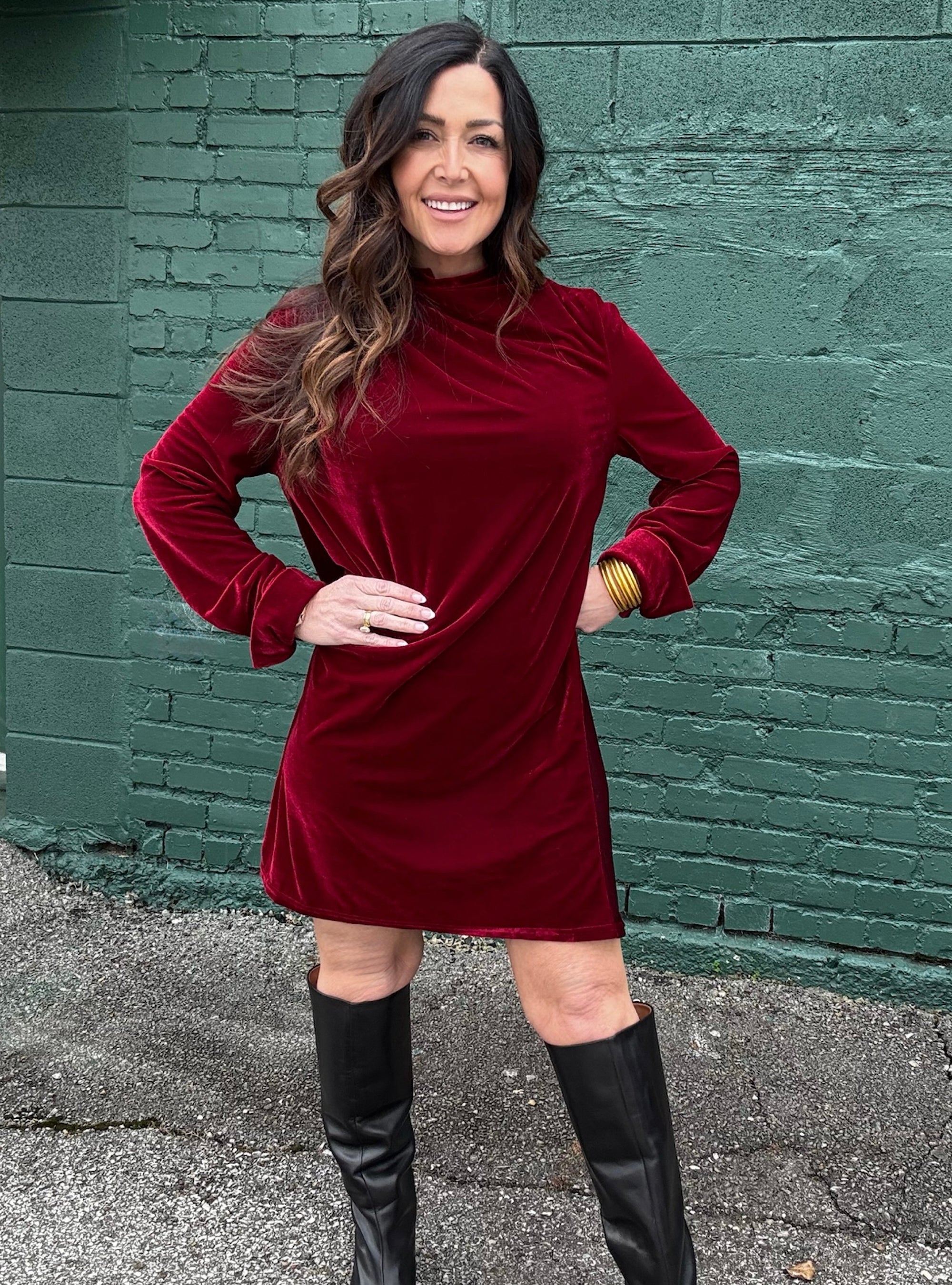 Velvet Vibes Only Dress