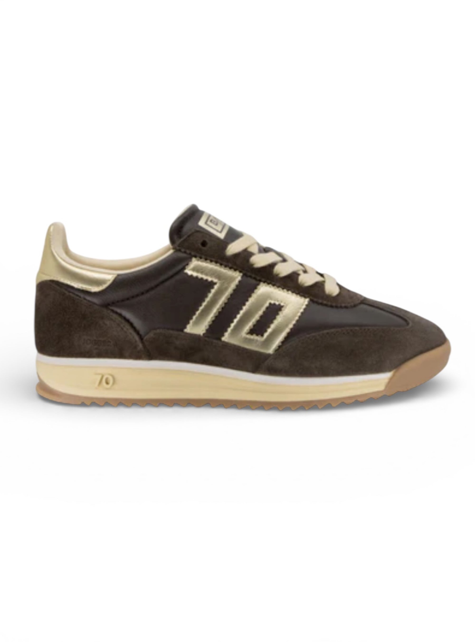 Back 70 Jogger In Coffee Gold Sneakers
