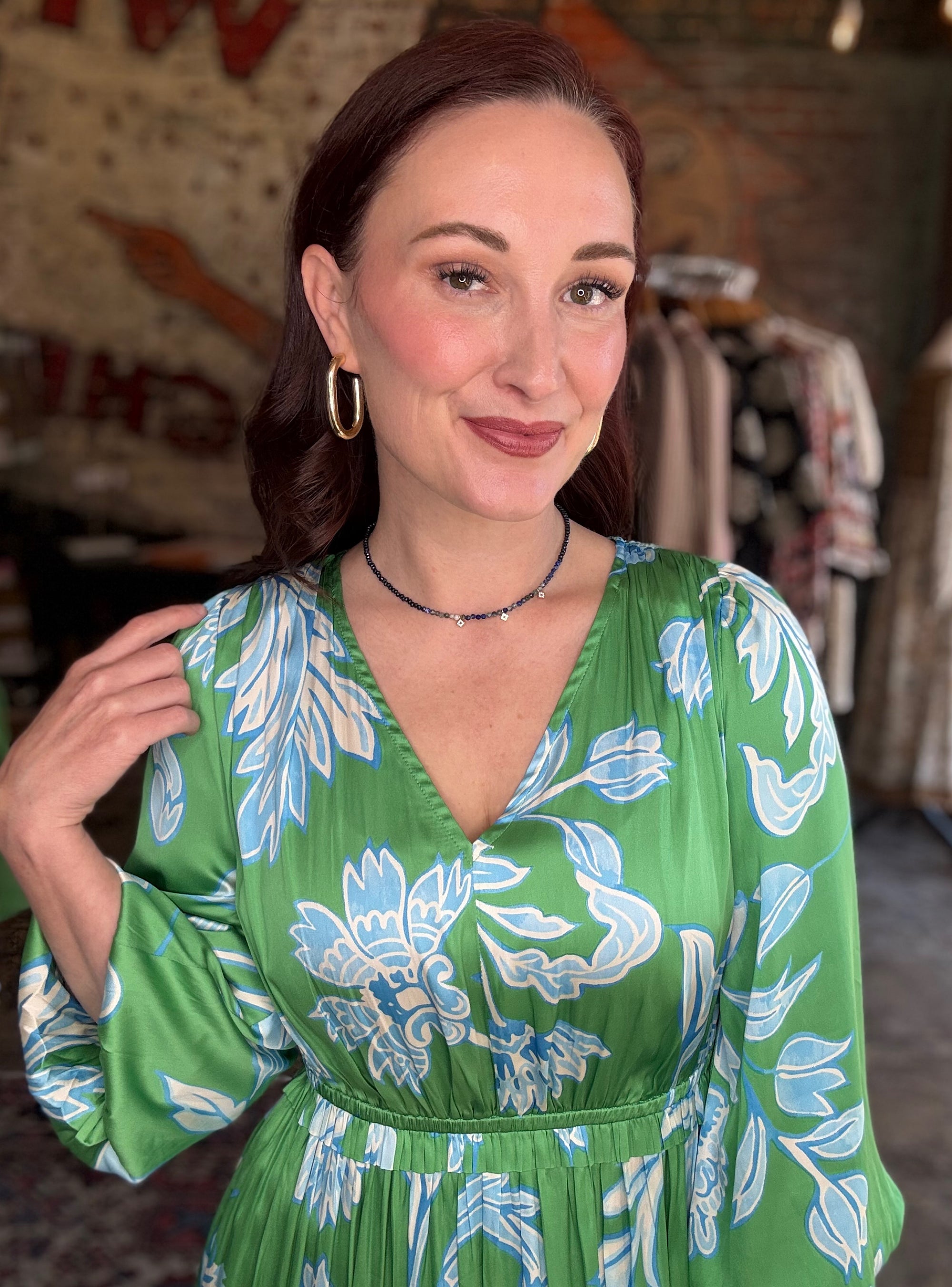 Green With Good Taste Midi Dress