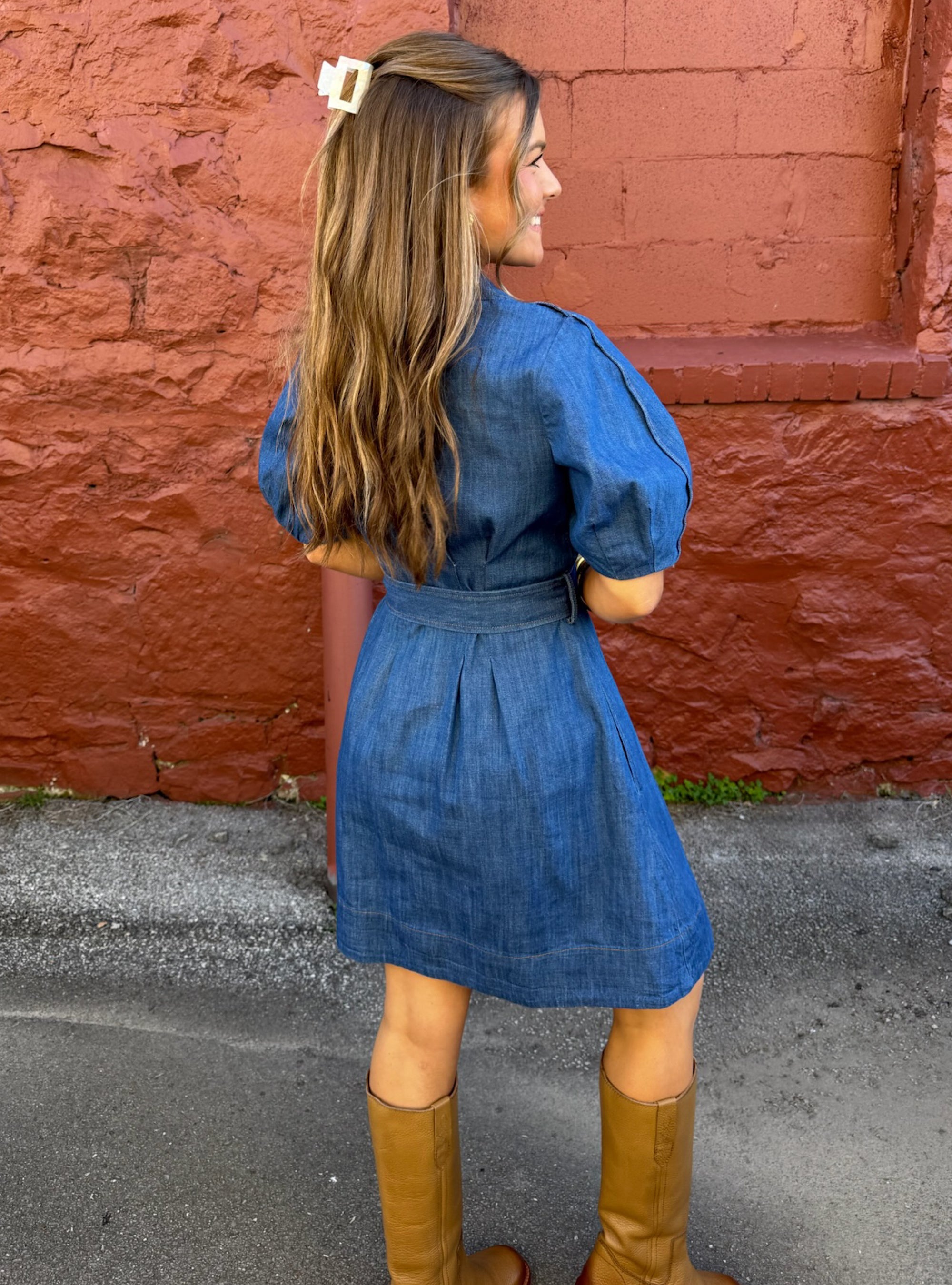 Blue-tiful From Every Angle Denim Dress