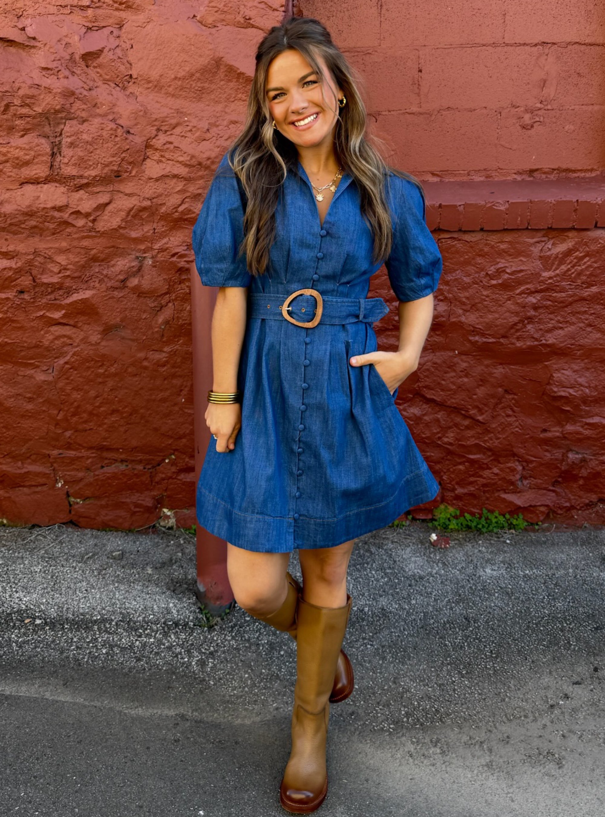 Blue-tiful From Every Angle Denim Dress