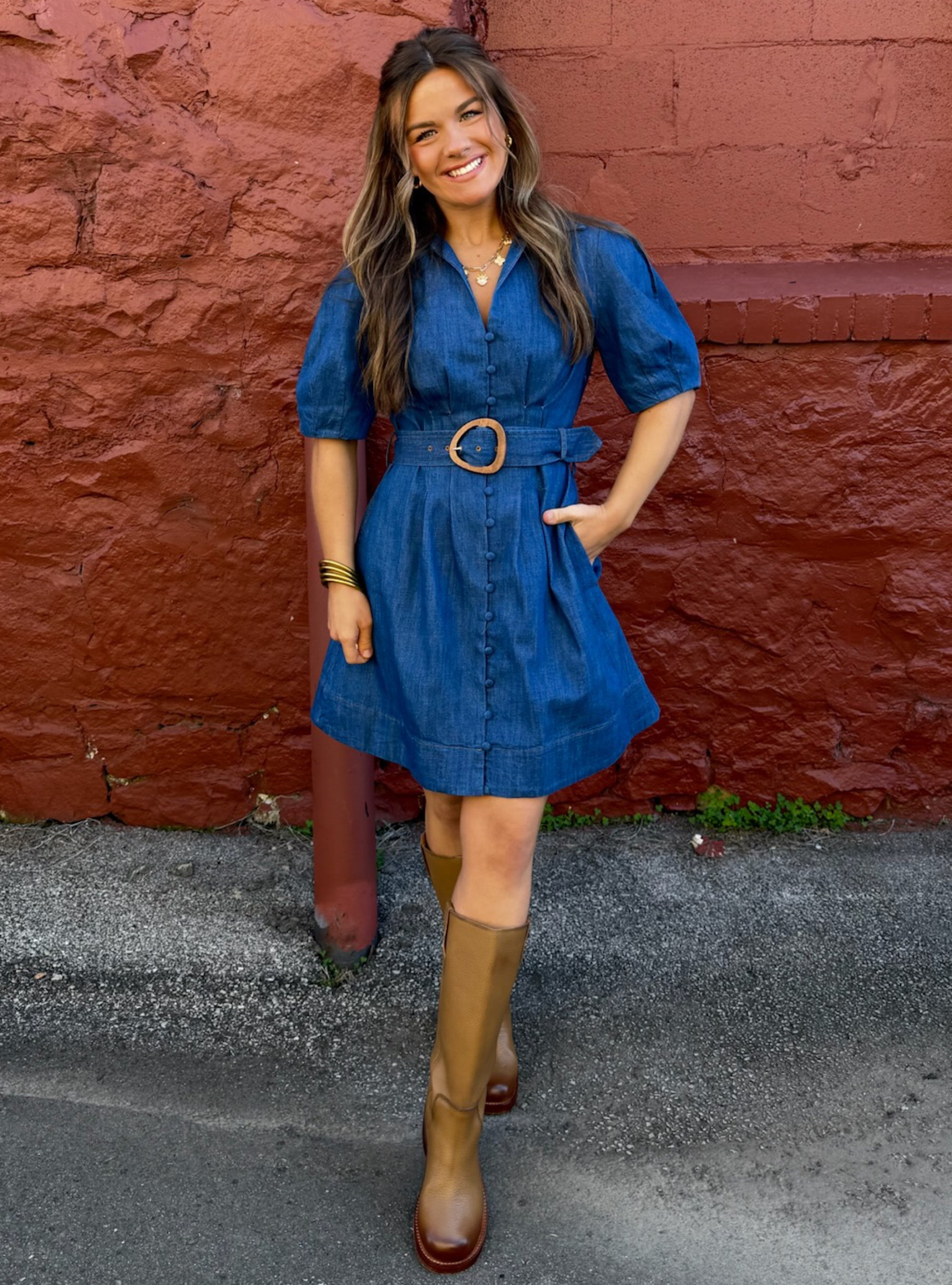 Blue-tiful From Every Angle Denim Dress