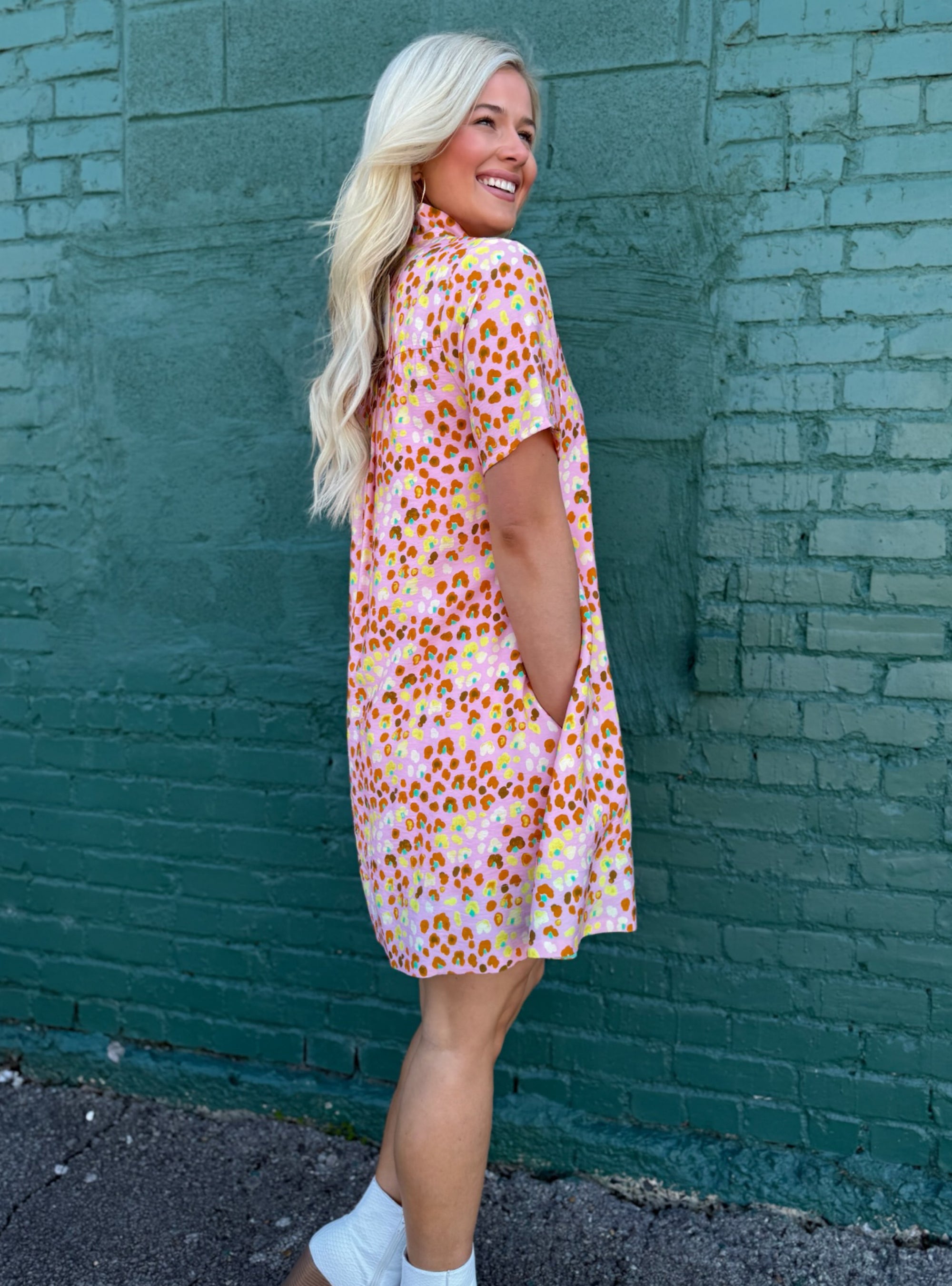 A Pop of Fun Print Dress