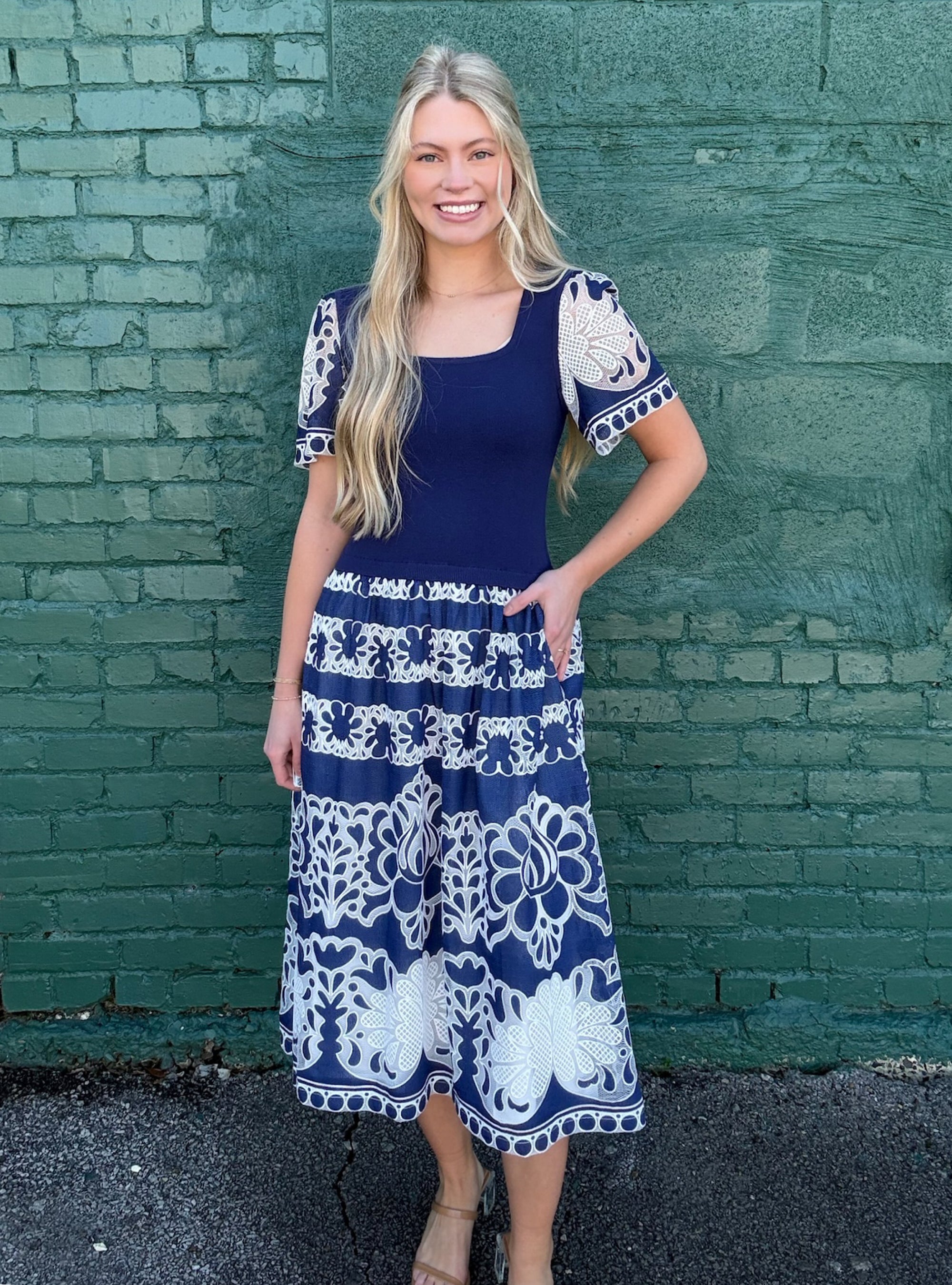 Navy Ever After Midi Dress Navy Ever After Midi Dress