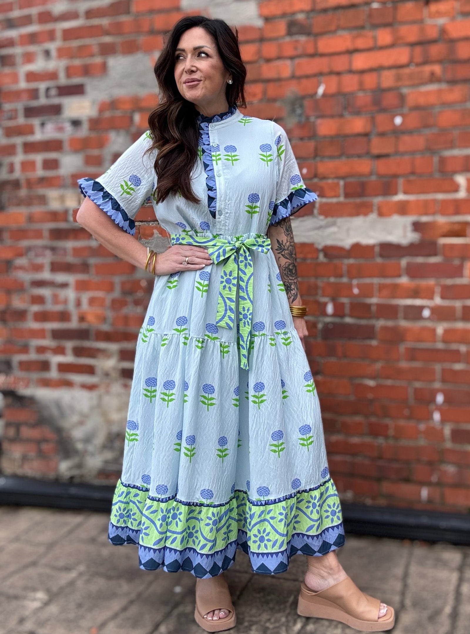 Spring Stitched Into Every Detail Dress