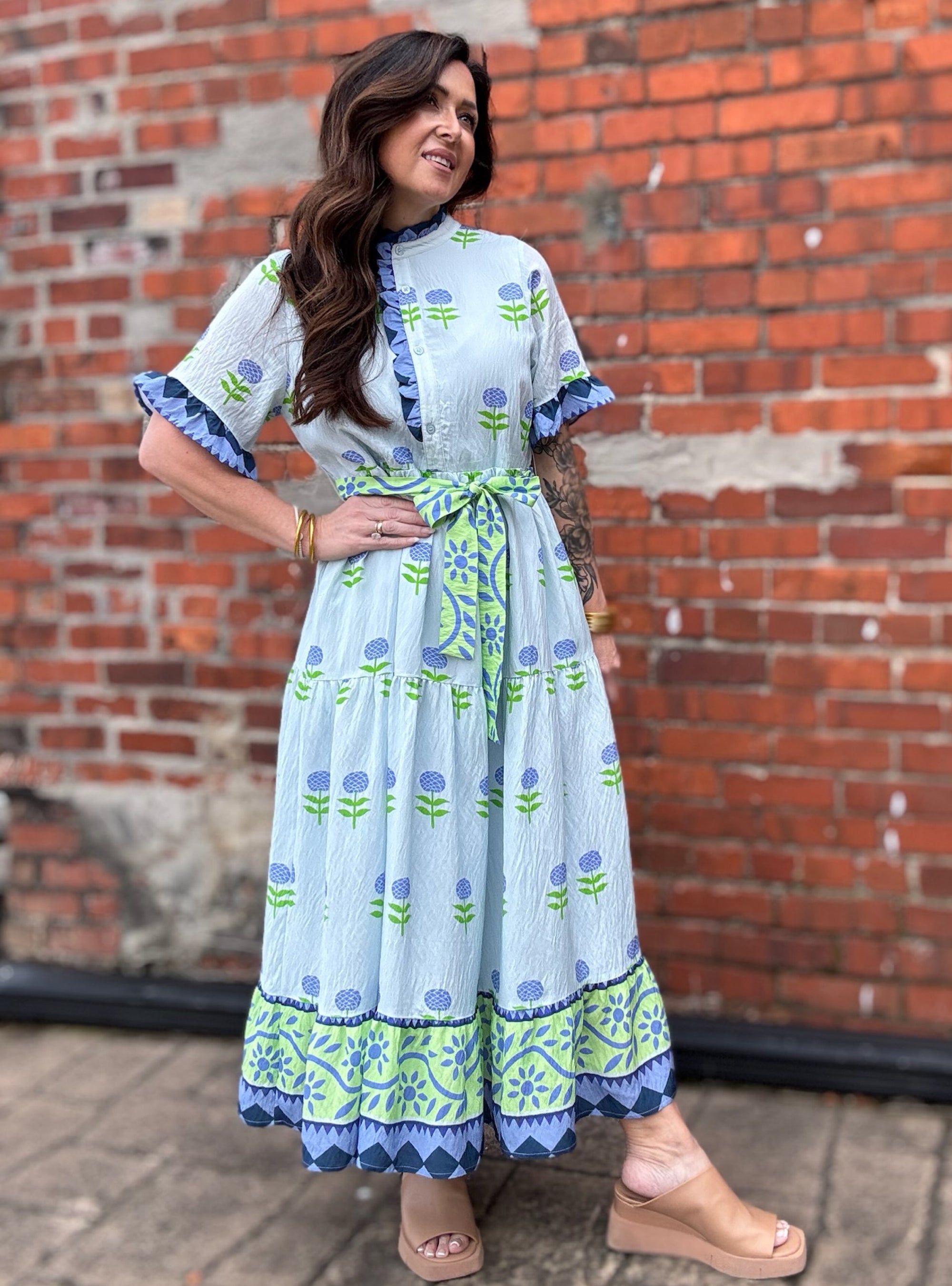 Spring Stitched Into Every Detail Dress