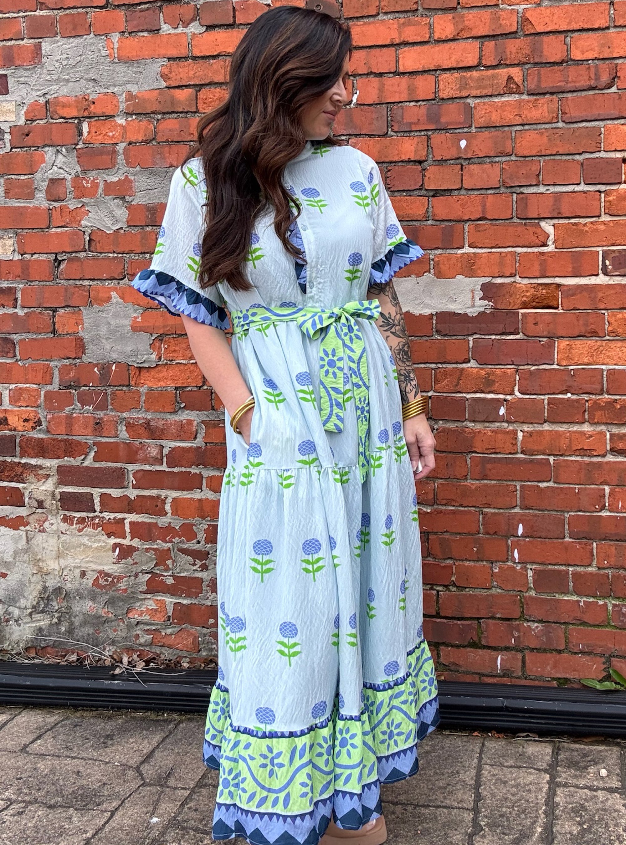Spring Stitched Into Every Detail Dress