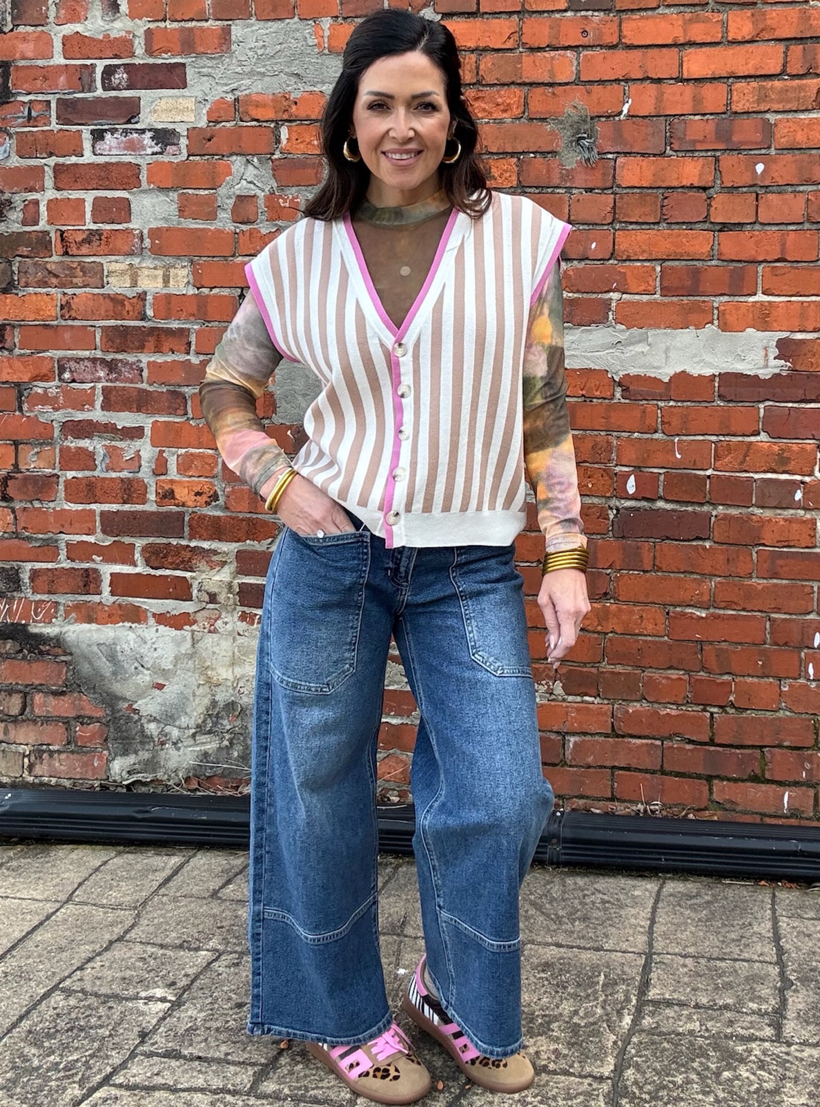 A Stripe Above The Rest Sweater Vest