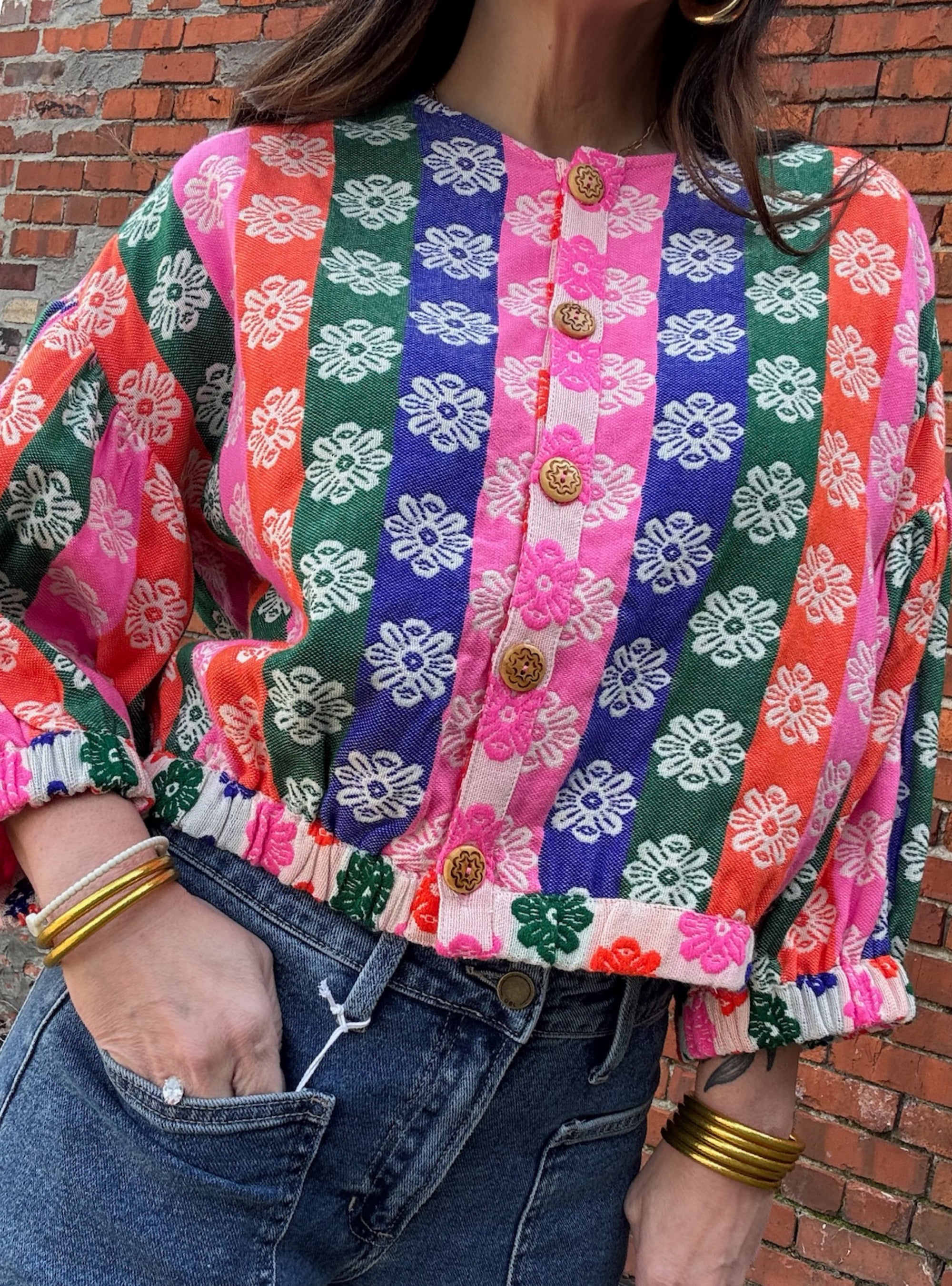 Ivy Jane Rainbow Daisy Jacket